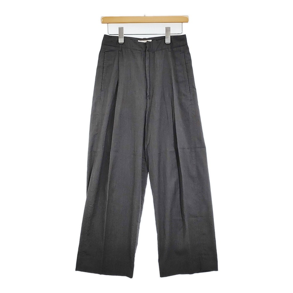 blurhms Wool Rayon Silk Super Wide Slacks BHS23S015 00 Pants C.gray 5-1018M♪
