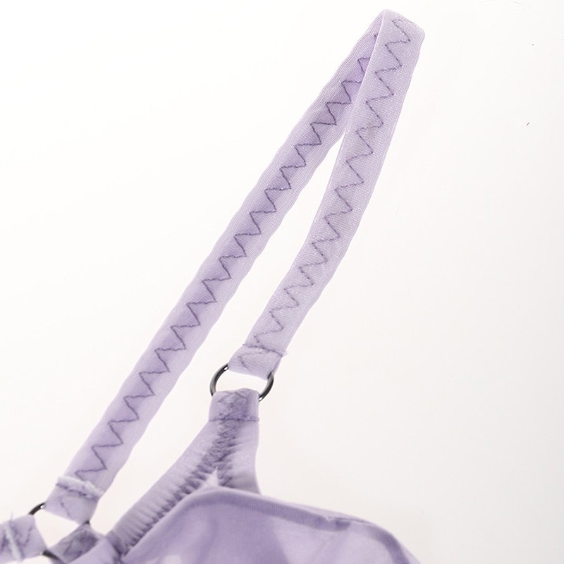 Men’s Ultra-thin Ice Silk Transparent Underwear Thongs Low-rise Pouch Underpants