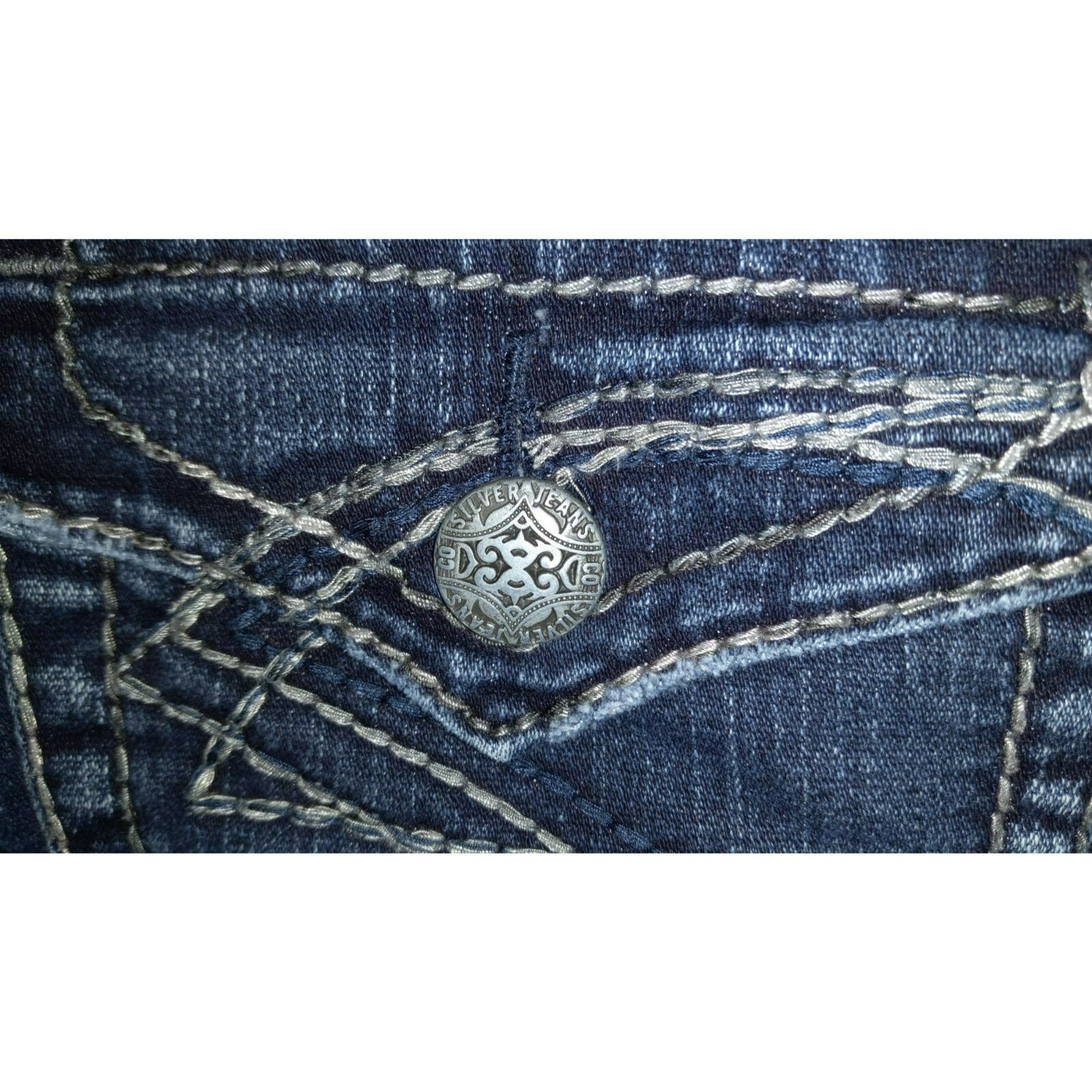 Silver Jeans Co Women’s Suki Surplus Western Gloveworks Size W30 L30 Stretchy Bo