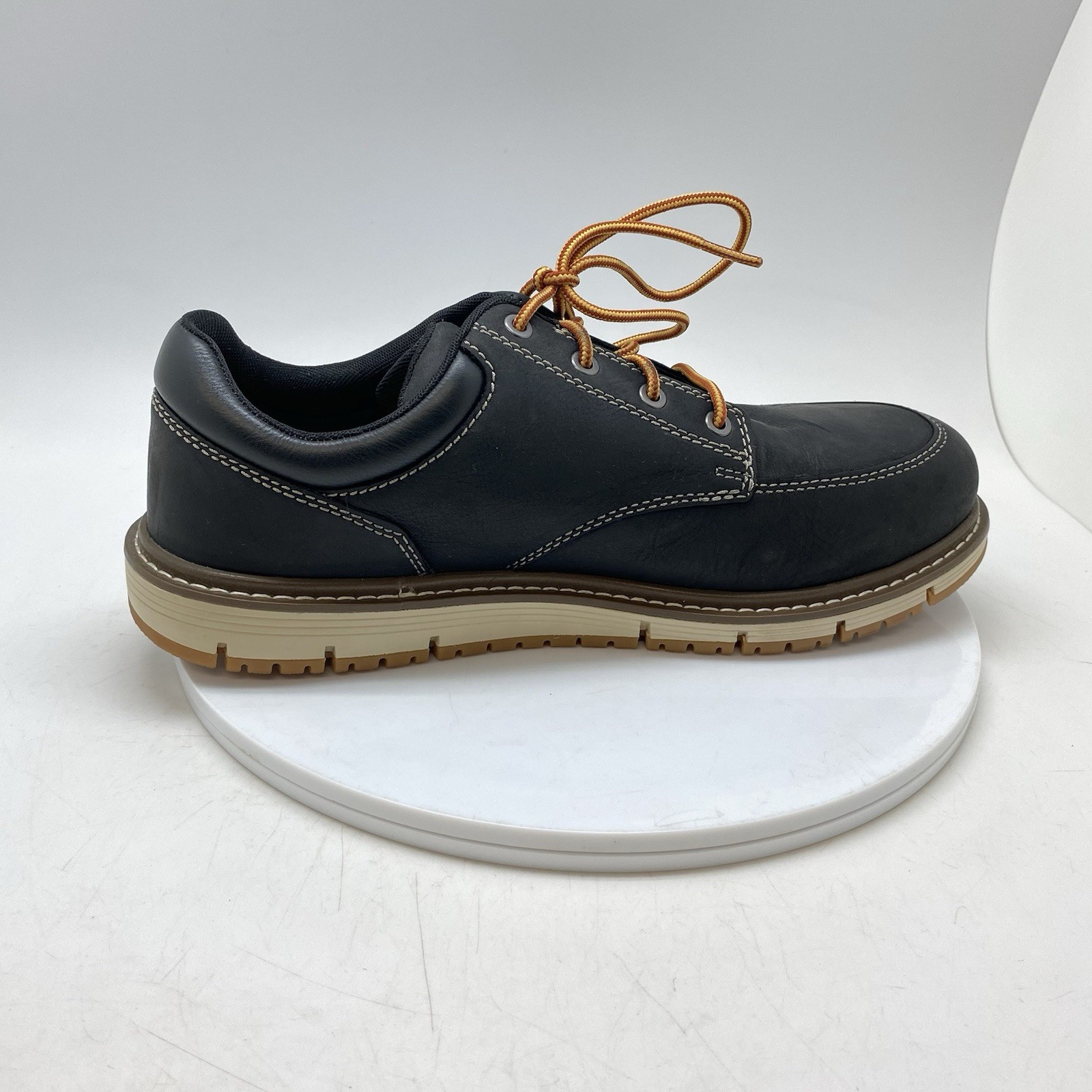 KEEN Utility San Jose Oxford Mens 10.5 D Black Leather Alloy Toe Workwear Shoes