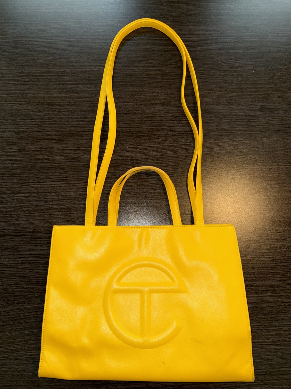 Telfar Medium Shopping Bag In Mustard Yellow