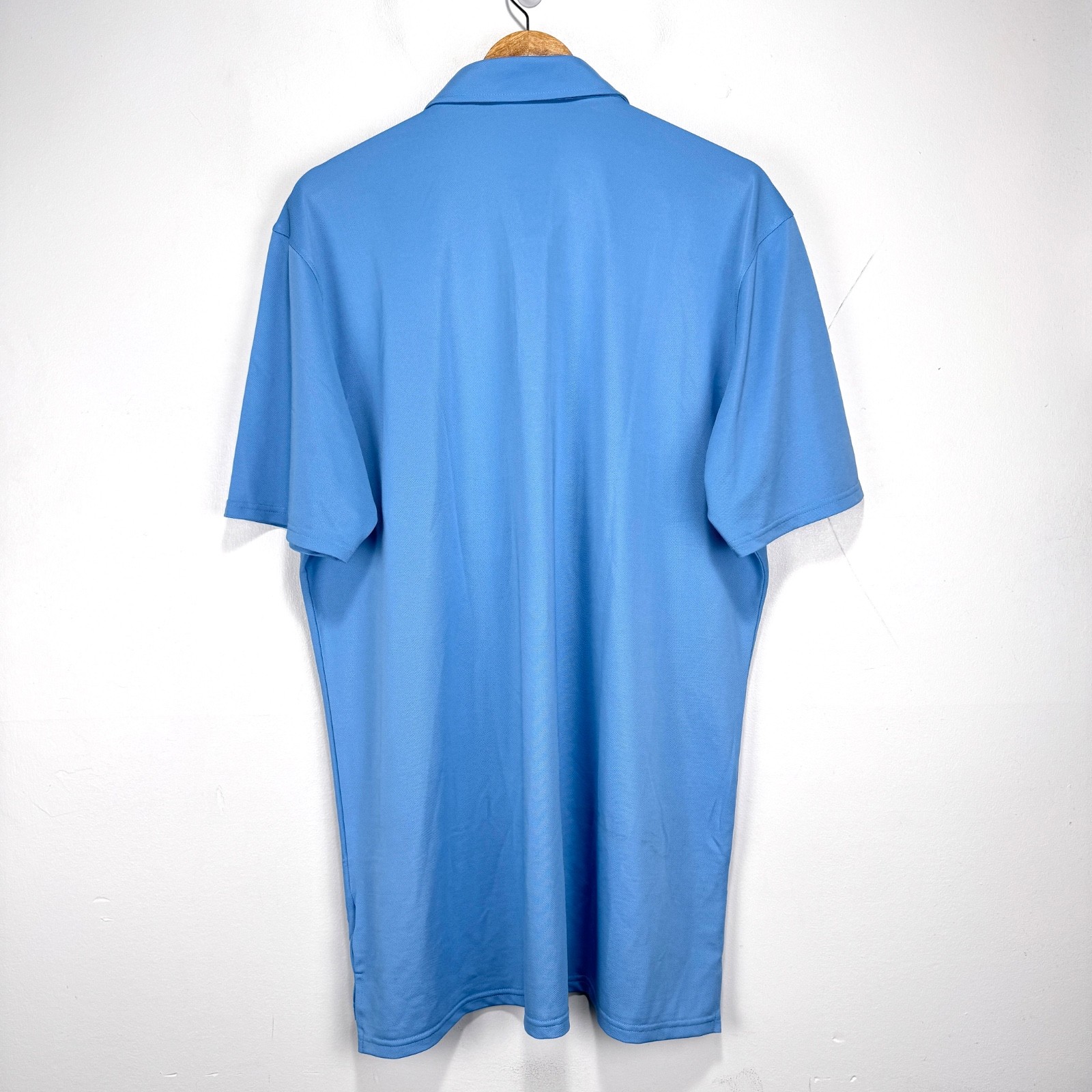 Holderness & Bourne Performance Polo Shirt Men XL Blue Golf Windsor Cutaway