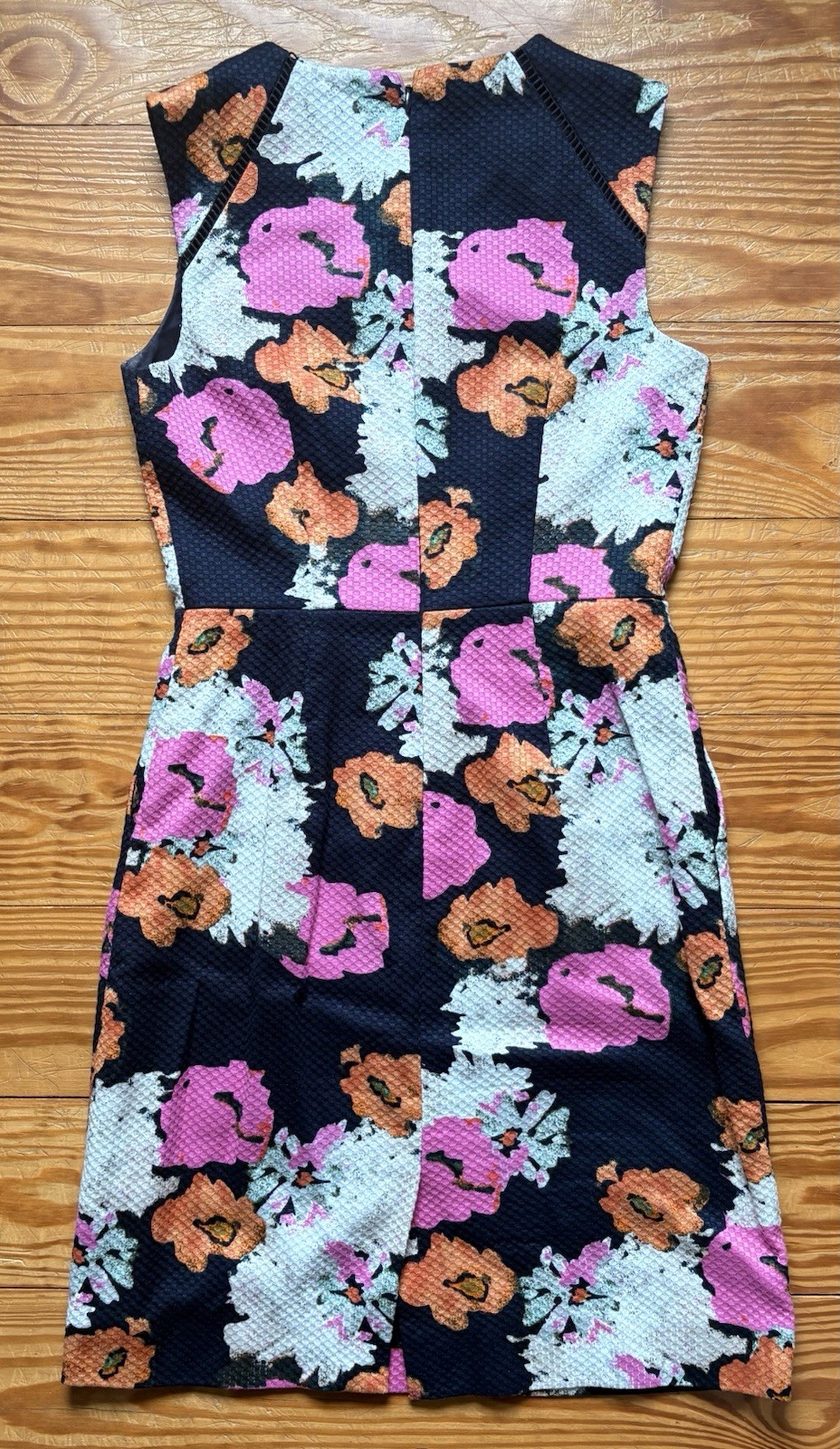 Women’s J.Crew Portfolio Petunia Floral Sleeveless Sheath Dress size 00P Petite