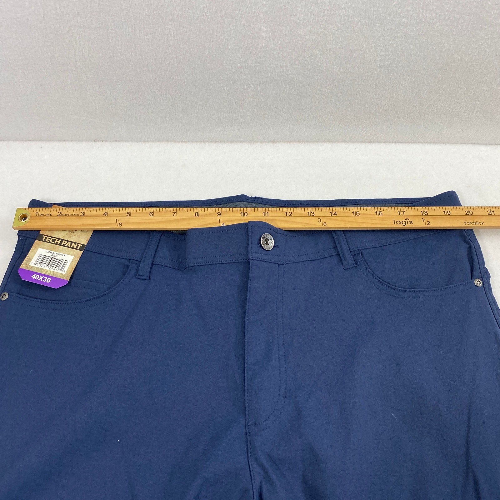 Weatherproof Tech Pant Mens 40×28 Blue Vintage 1720722 Stretch Nylon Outdoor