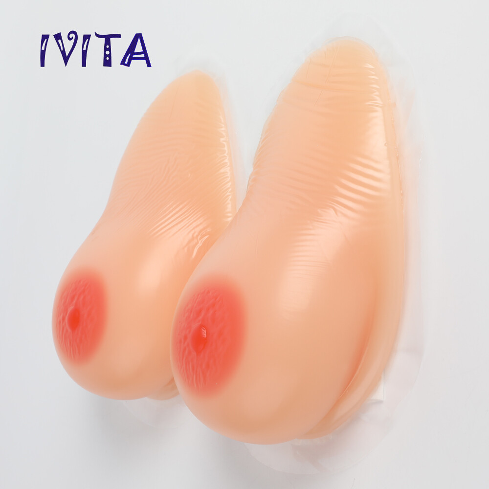 A-EE Cup Teardrop Self-adhesive Silicone Breast Forms False Boobs Bra Enhancers