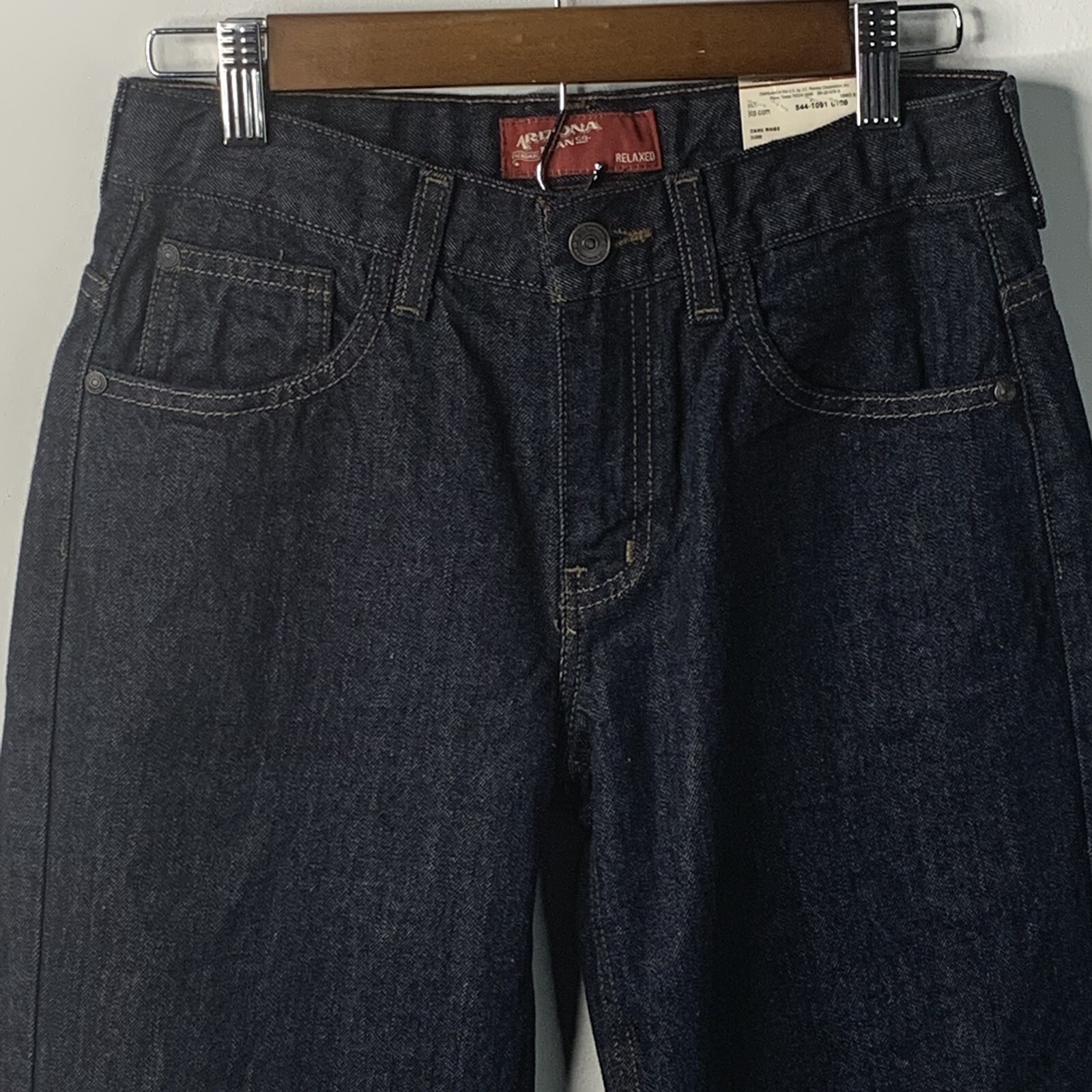 Arizona Jeans Relaxed Fit Below Waist Straight Leg Boy’s Size 10 Husky NWT