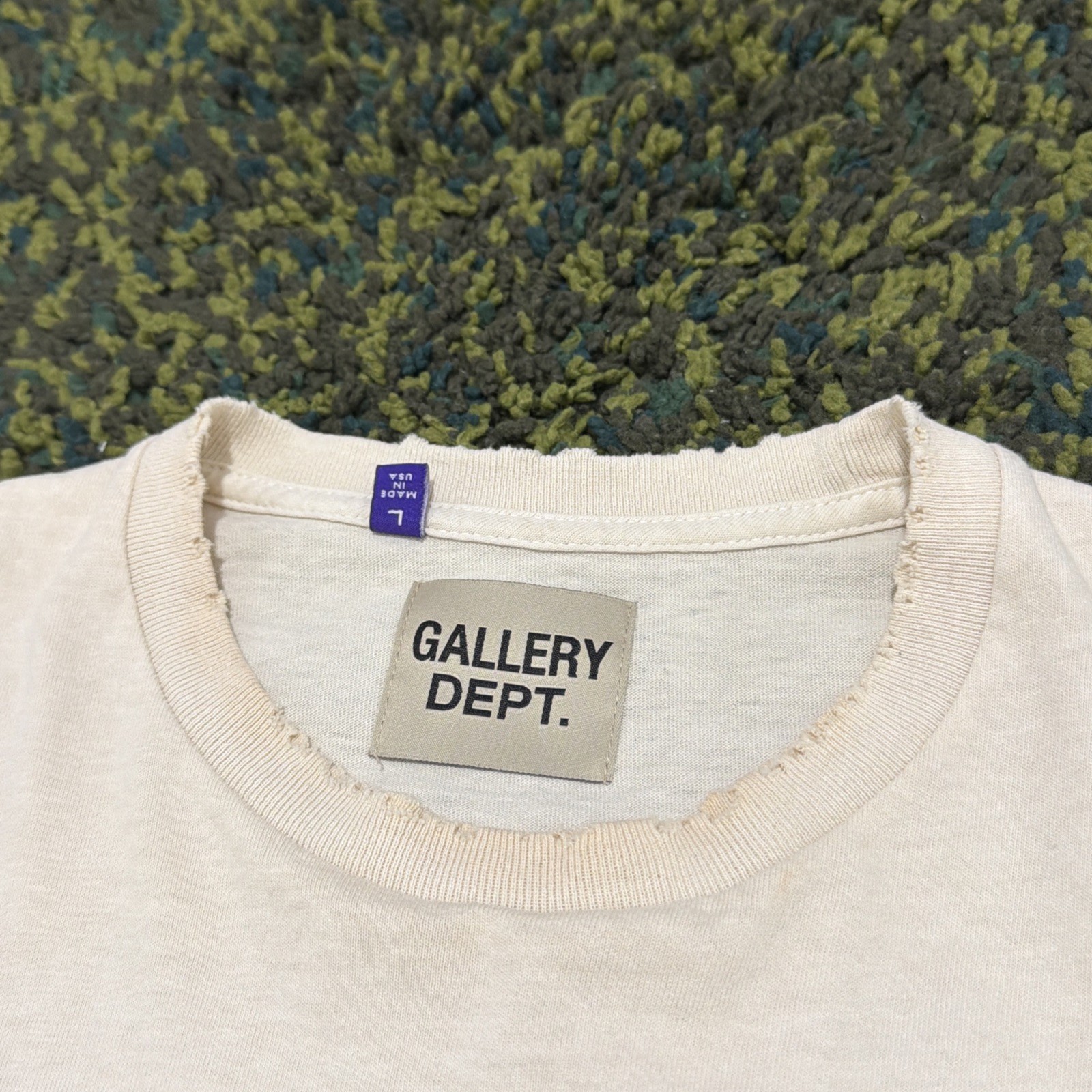 Gallery Dept. Human Robot Graphic Double Sided T Shirt Mens Size Large Authentic
