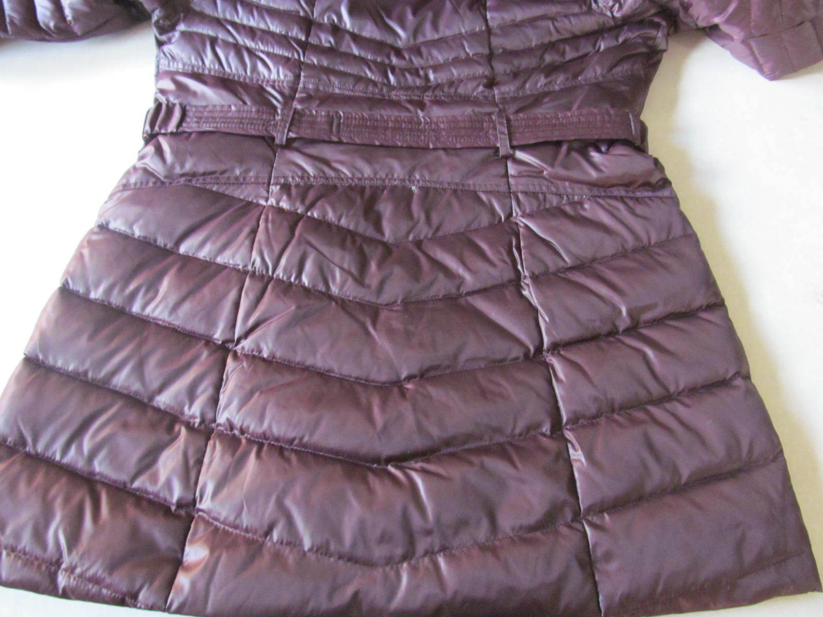 NWT Fleet Street Down Hooded Berry Womens Jacket Size M $200