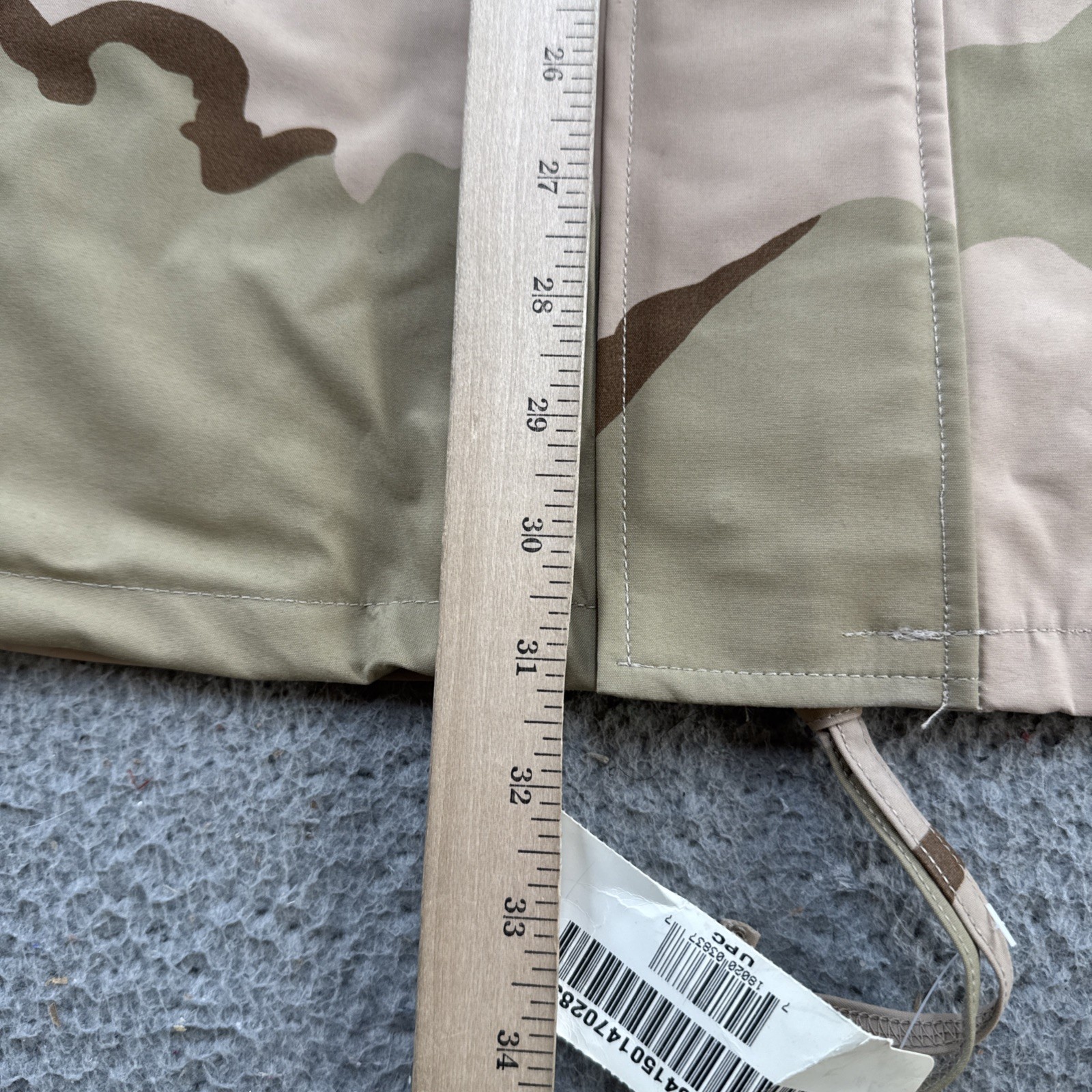 US Military Jacket Mens Desert Cold Weather Parka L Long NEW WI Challenge Long