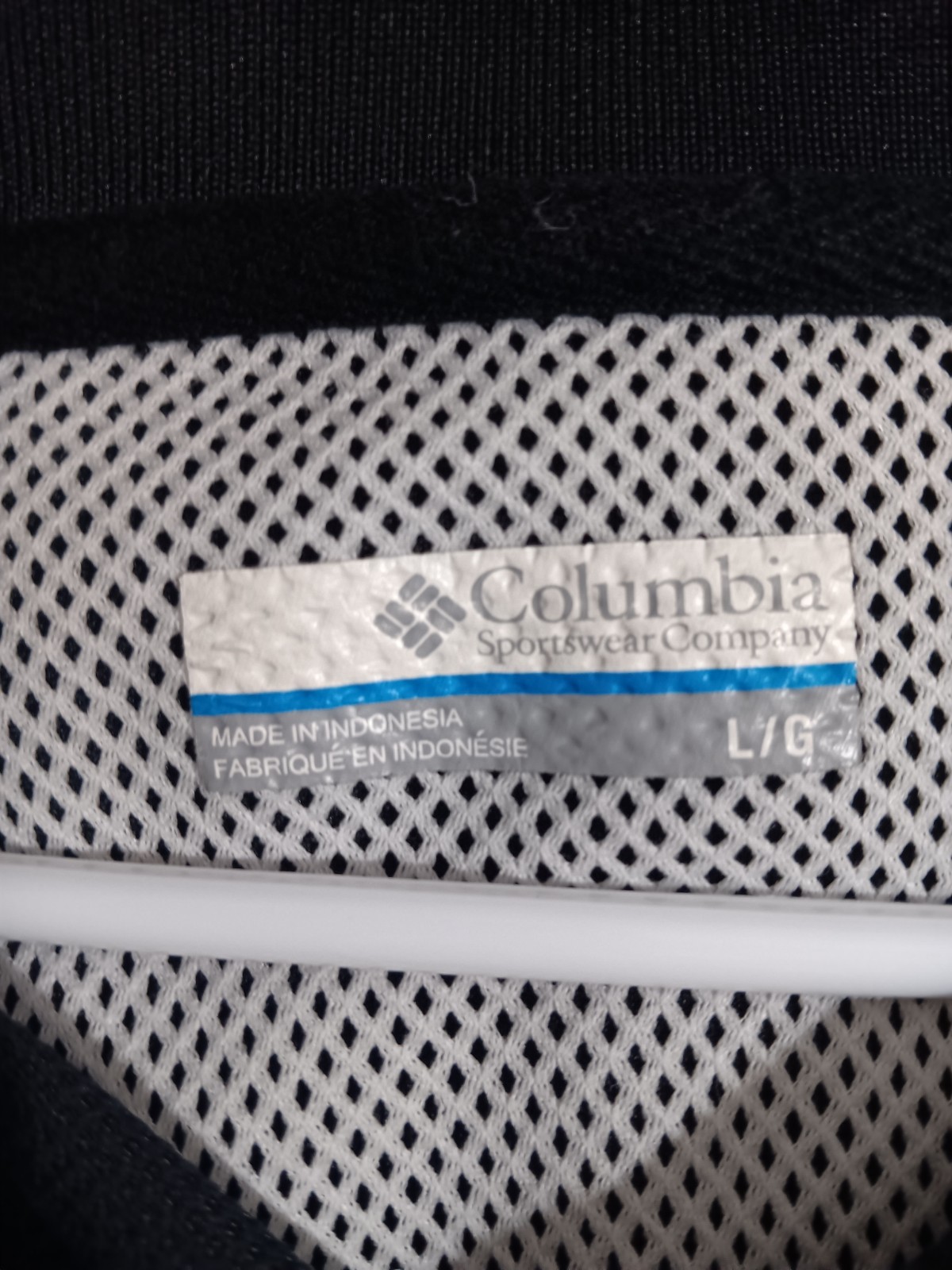 Columbia PFG Polo Shirt Mens Large Black Omni Shade Fishing Vented Back