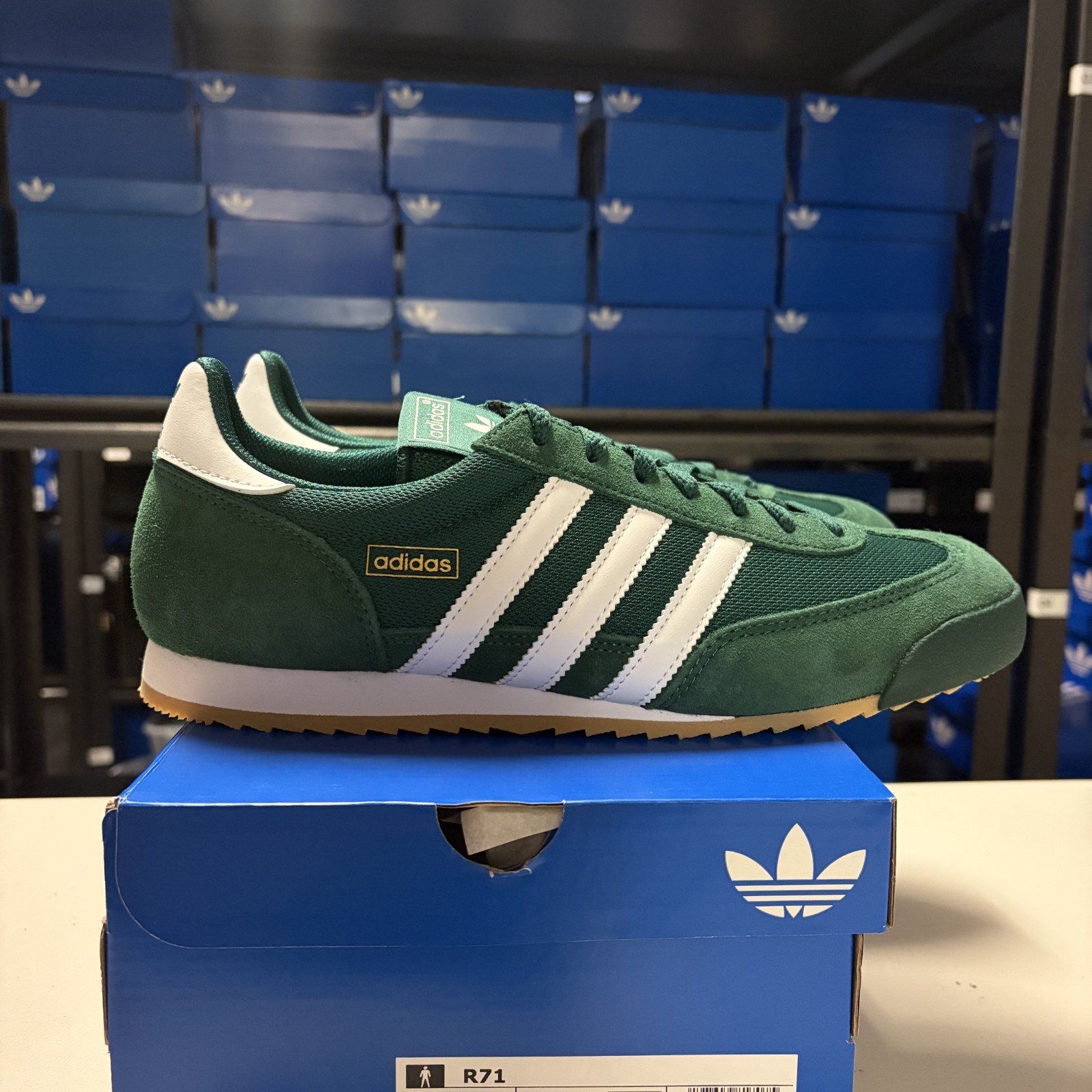 Adidas R71 Originals Men’s Sneakers Green White Gum Retro – IH1326