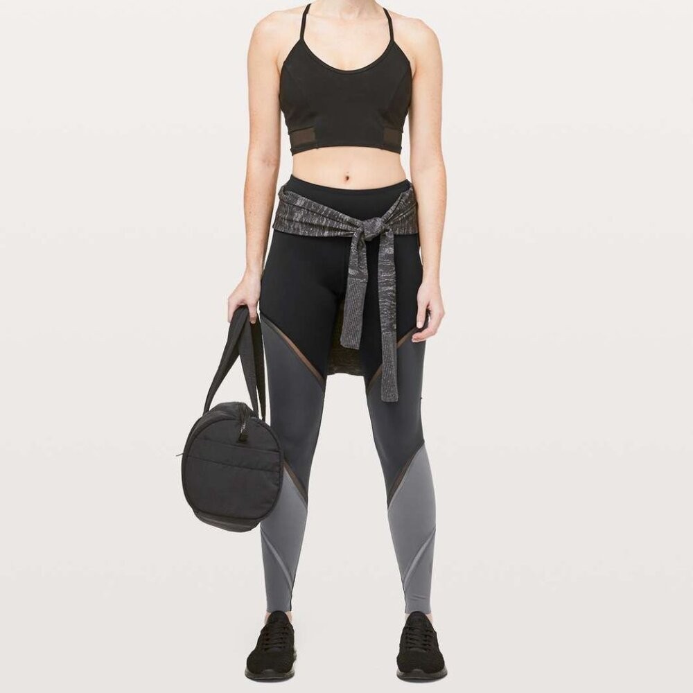 Lululemon Colour Me Ombre Leggings 28″ Black / Obsidian / Titanium Women’s 10