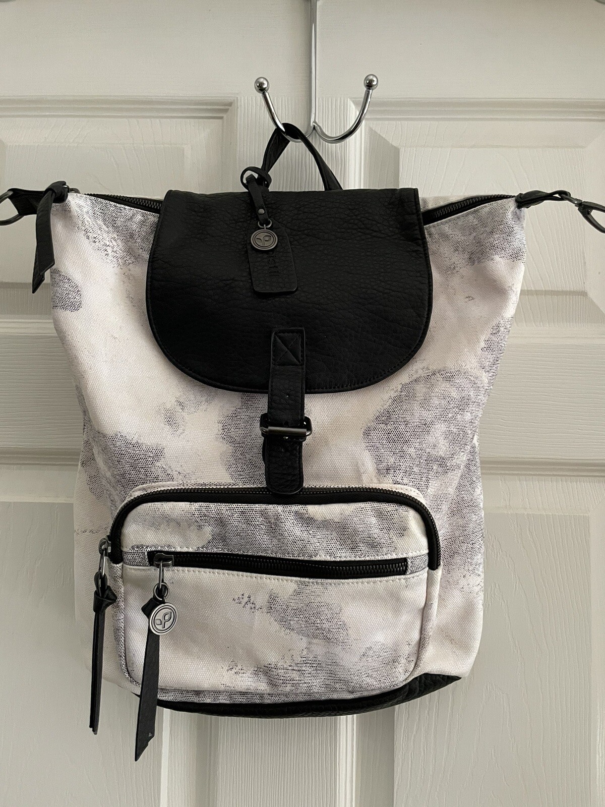 Pistil Vagabond Backpack Moonrock Print Faux Leather