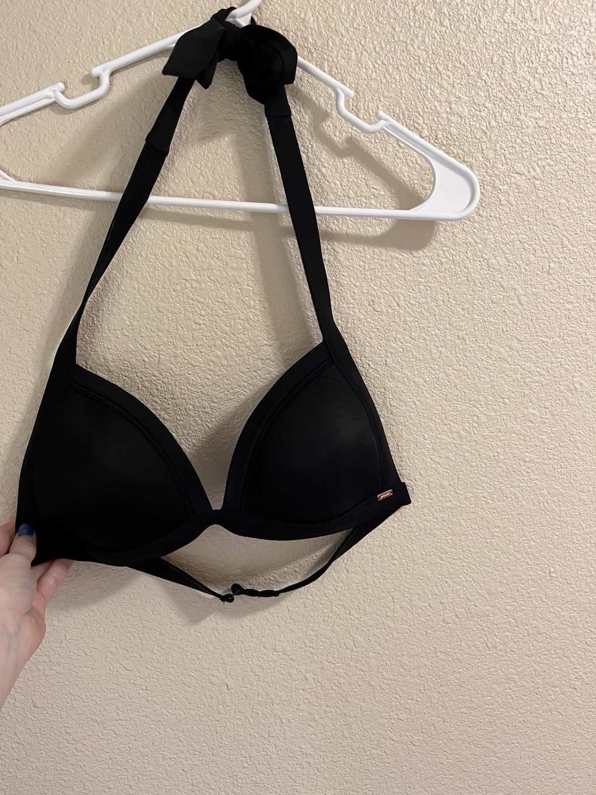 Pink Victoria Secret Brand Bikini Top and Bottom Bra and Bottom Set Size Medium