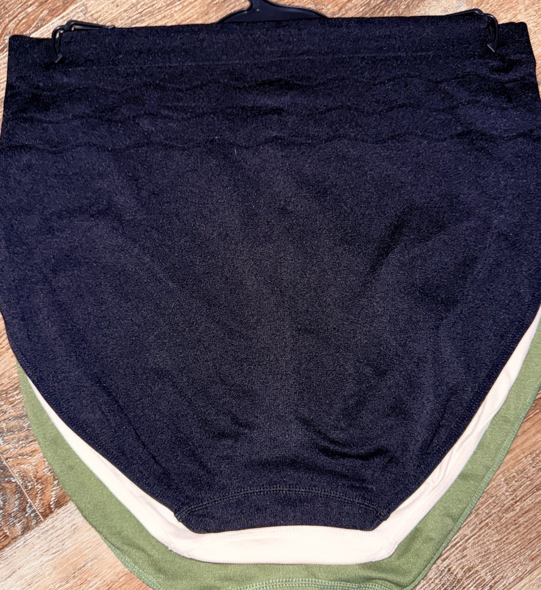 Prima Valentina ~ 3-Pair Women’s Brief Underwear Panties Nylon Blend (B) ~ 3X