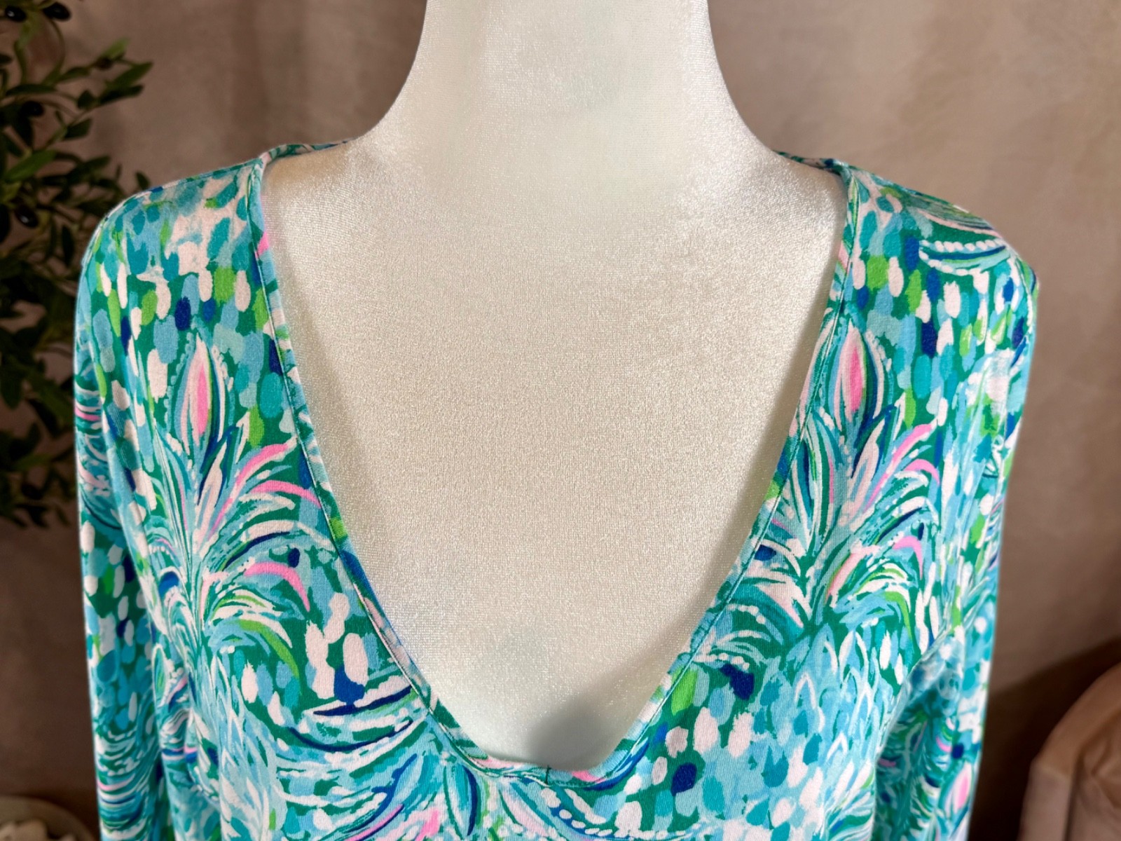Lilly Pulitzer Davie Dress XL Emerald Isle Pineapple of My Eye Cotton Knit