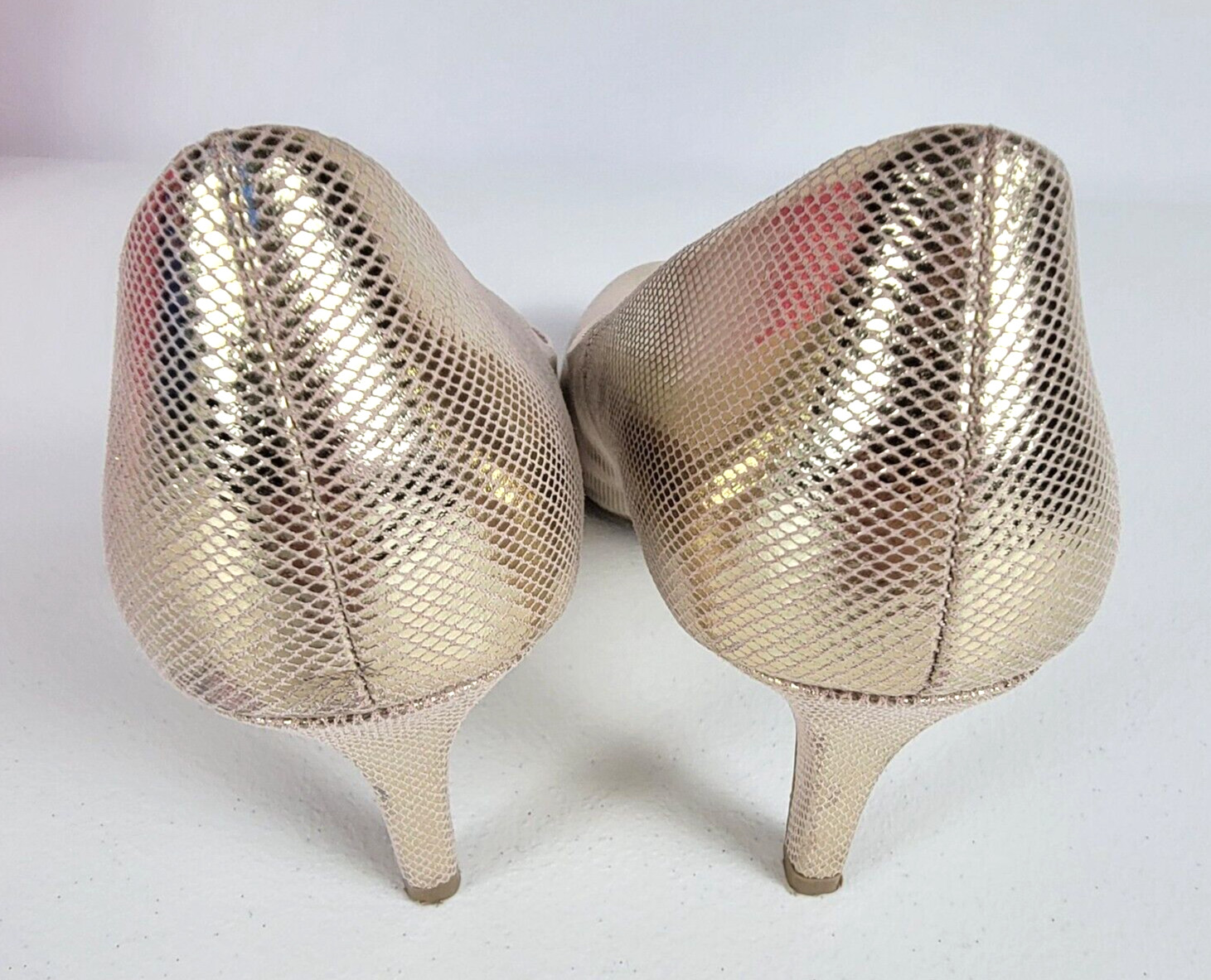 Comfort Plus By Predictions Gold Pumps Faux-Leather Women’s US SIZE 8