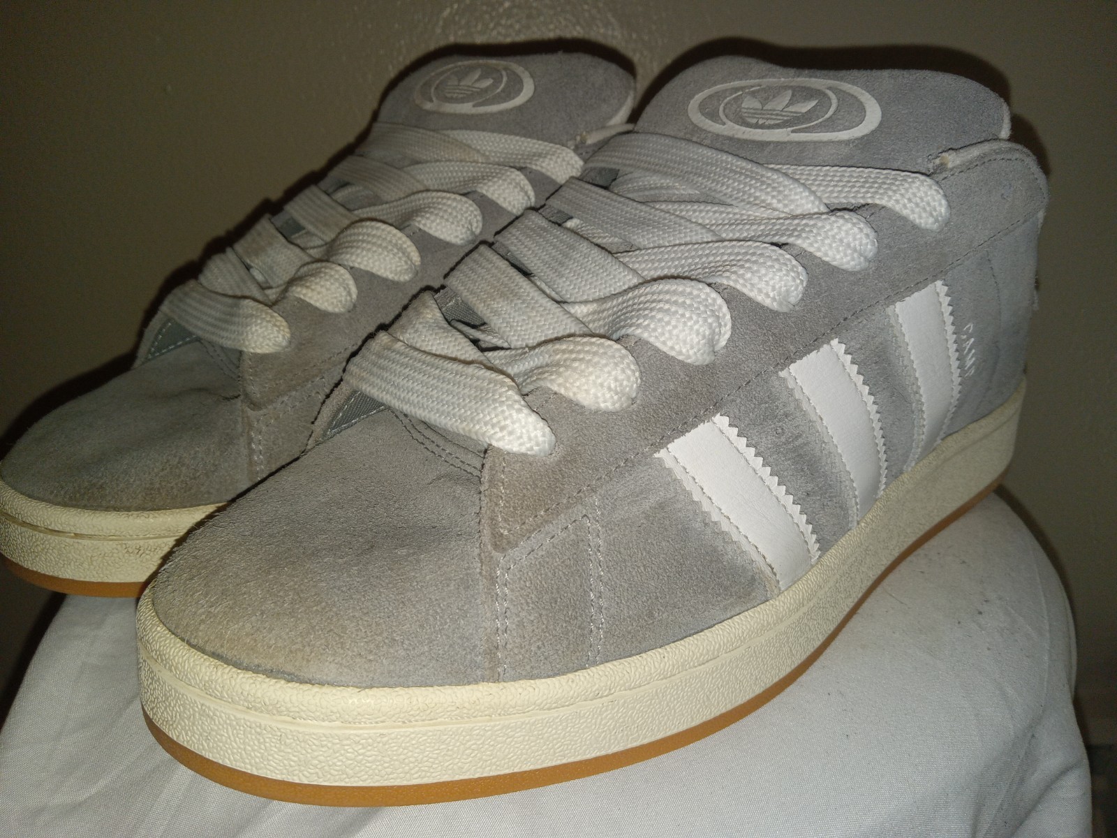 Size 12 – adidas Campus 00s Grey White Gum