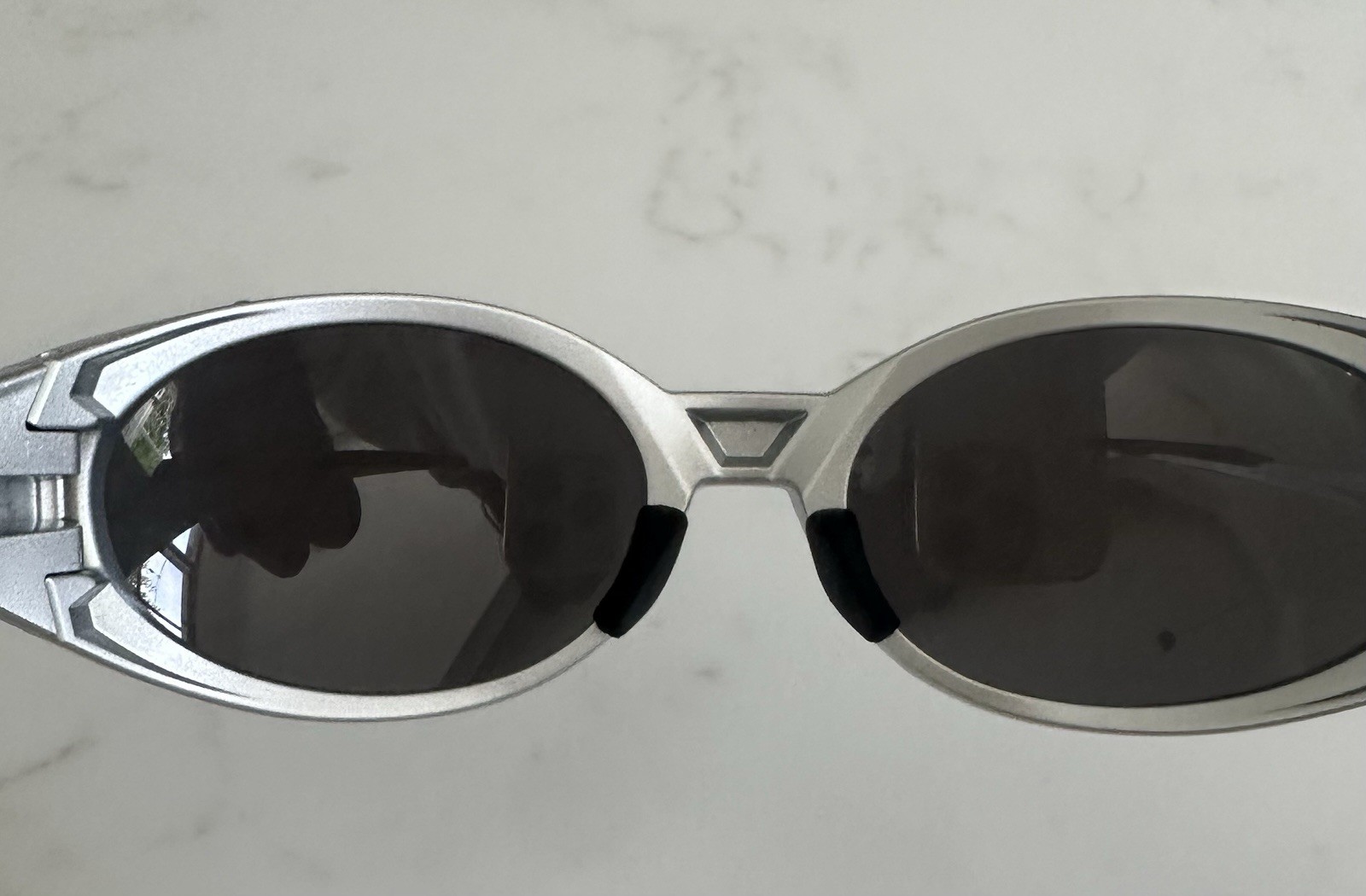 Oakley Eye Jacket Redux Polarized Silver Sunglasses OO9438-0158 137mm $249 NWOT