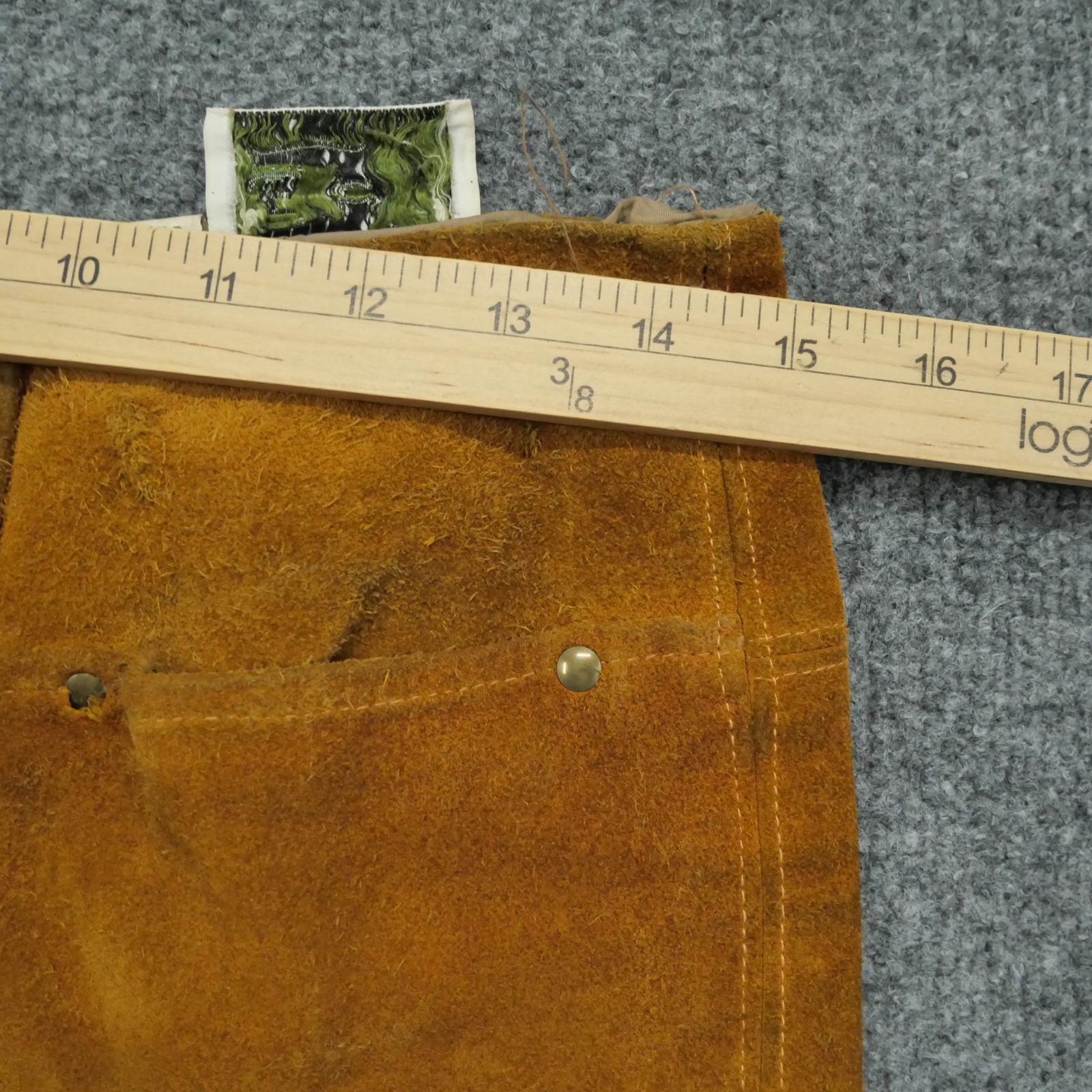Vintage Jorgens Leather Design Pants Womens 7 8 30×30 Brown Suede Western 60s