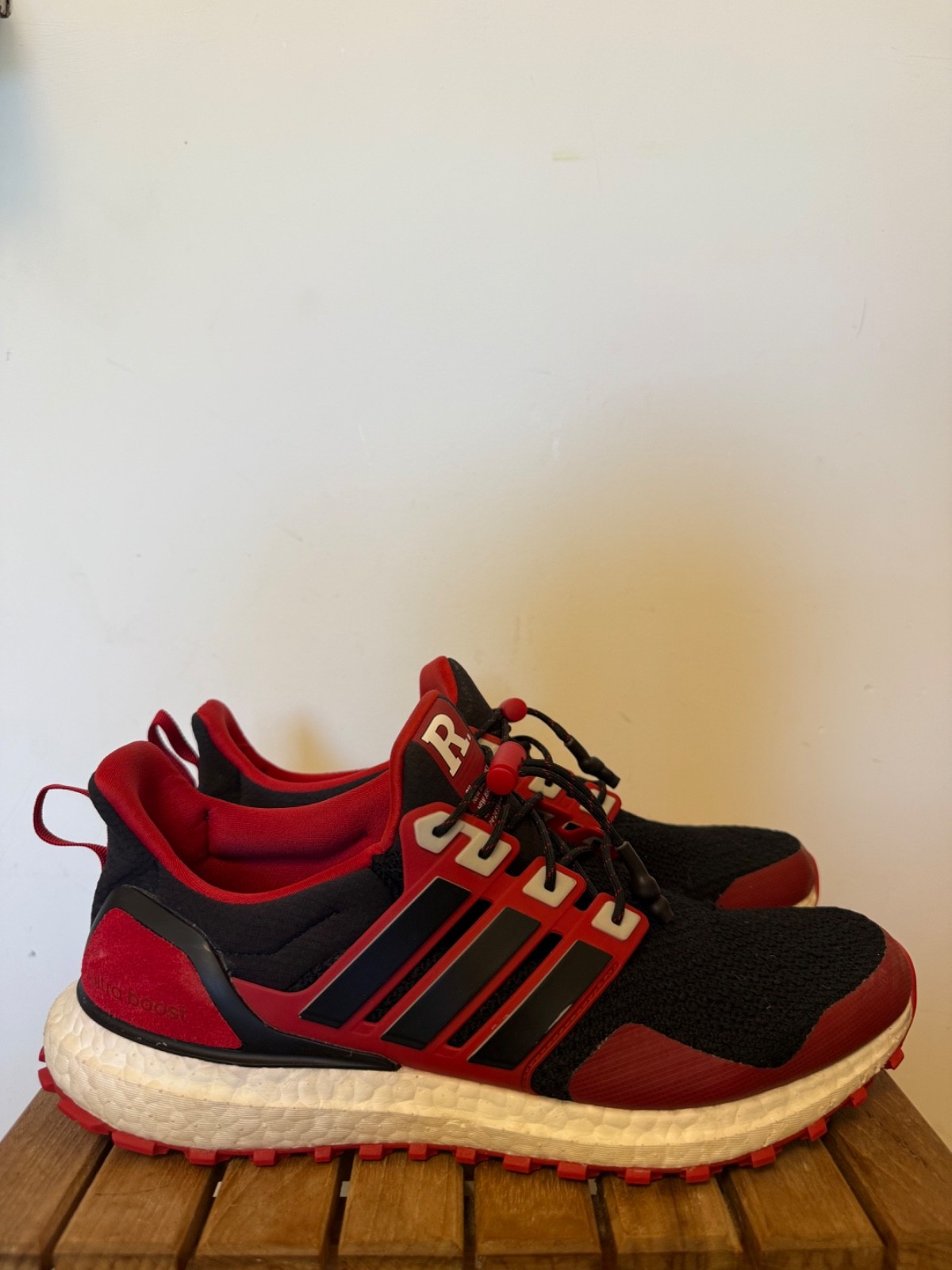 Adidas UltraBoost 1.0 NCAA Pack “Scarlet Knights”—Size 9 US