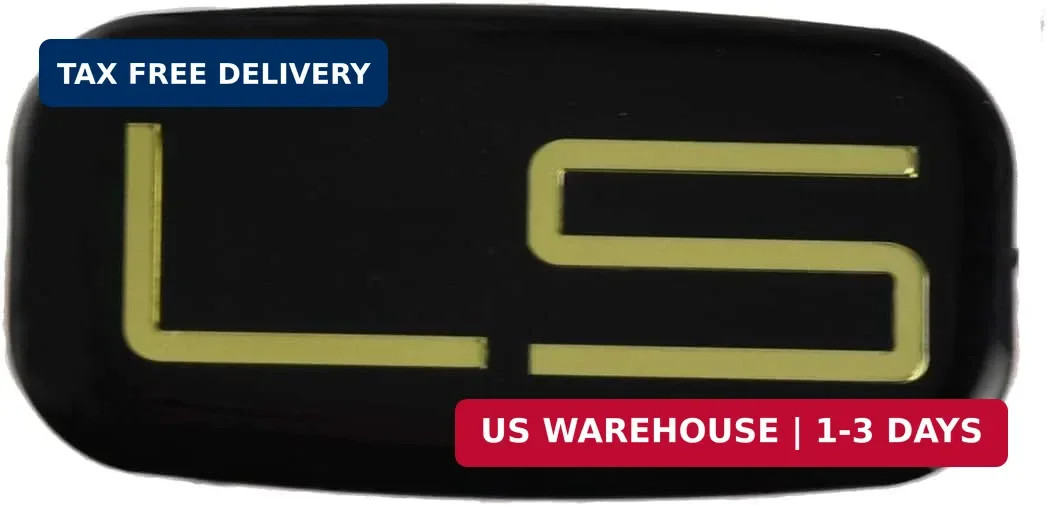 2Pcs LS Cab Emblem Badge 3D Logo Roof Pillar Replacement for 92-07 Silverado Tah