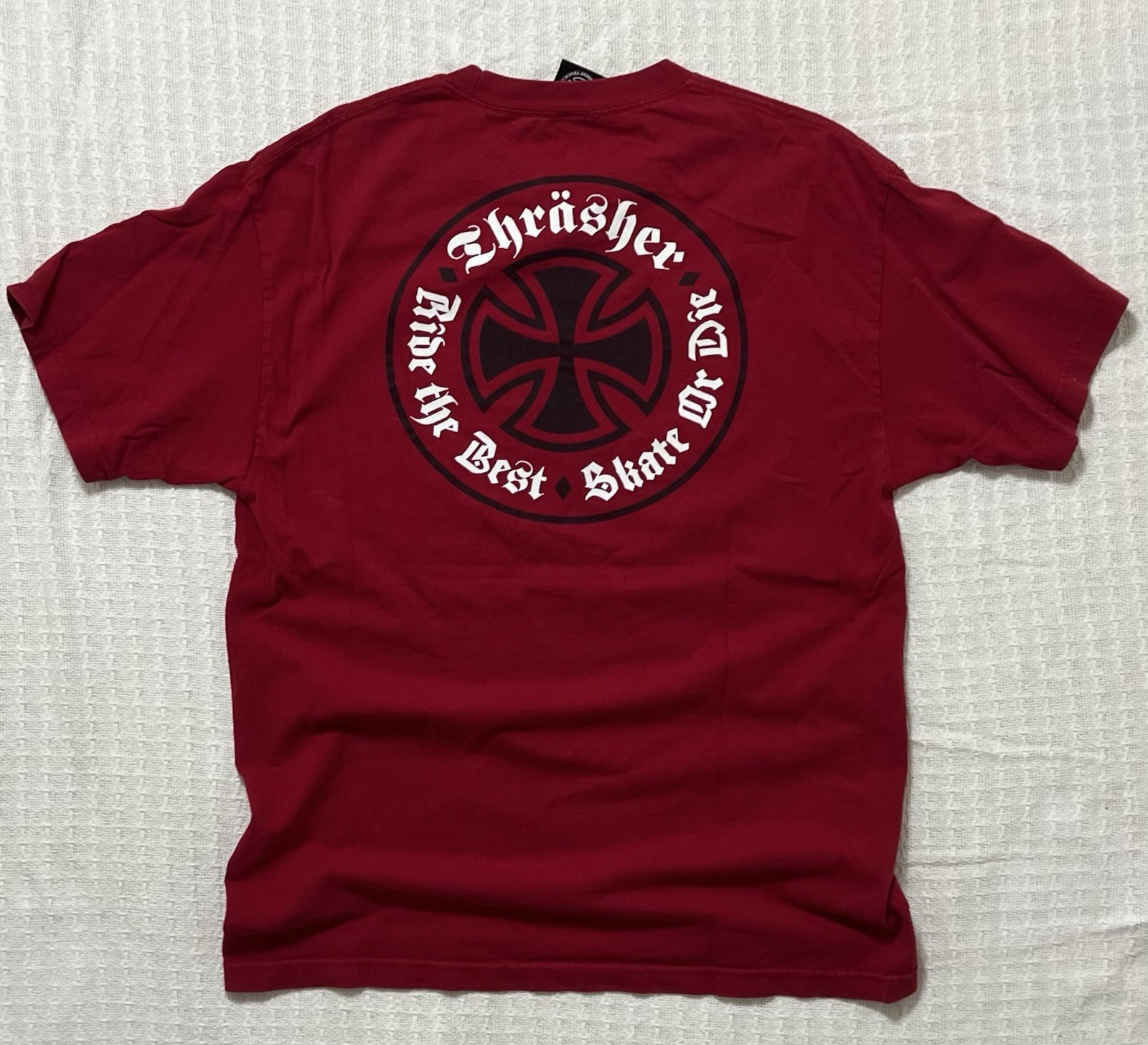 2000s Thrasher Independent Tee Black Size L Skateboard Magazine Rare T Shirt