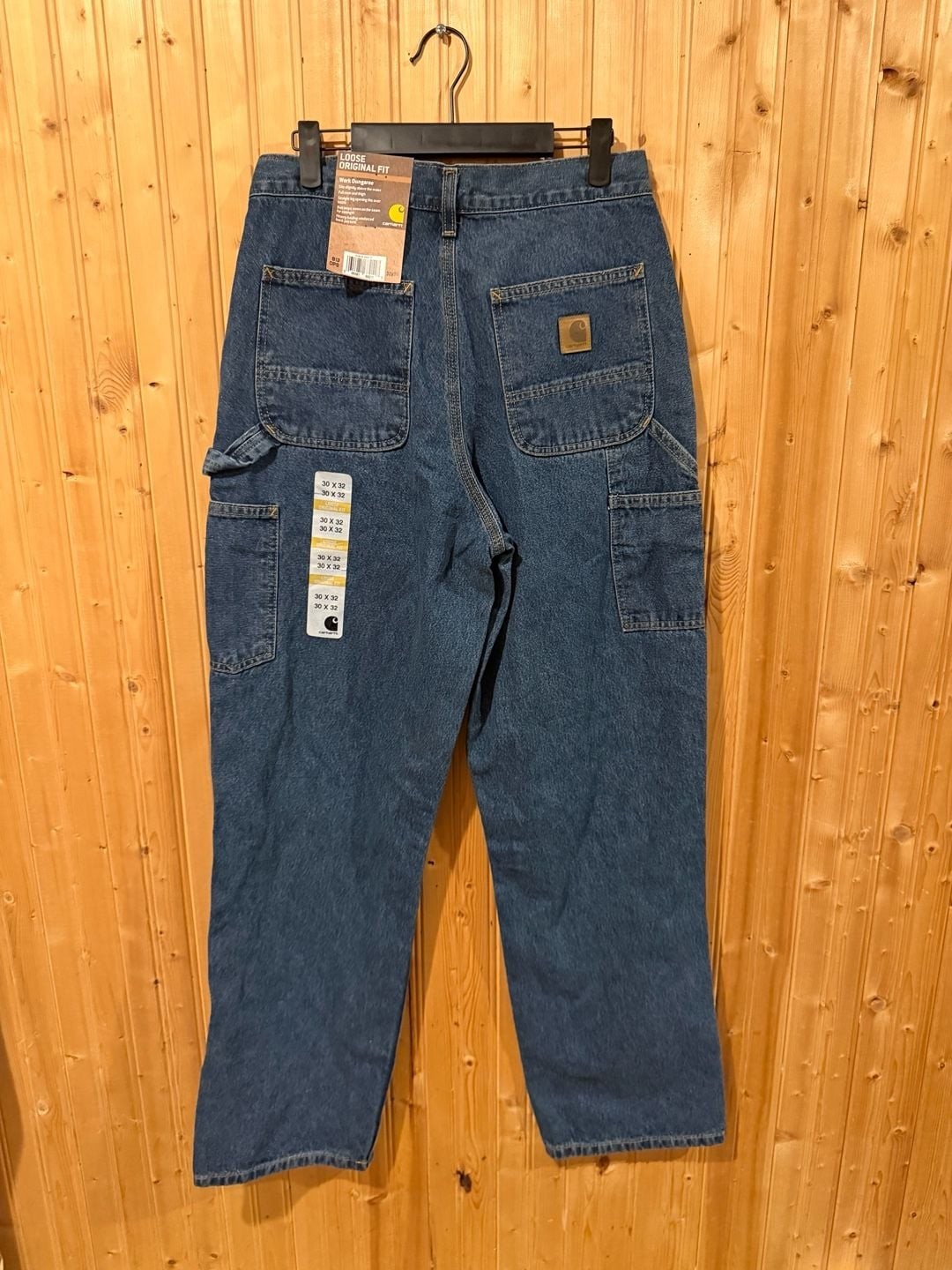 Carhartt B13-DPS Loose Original Fit Work Dungaree Jeans 30×32