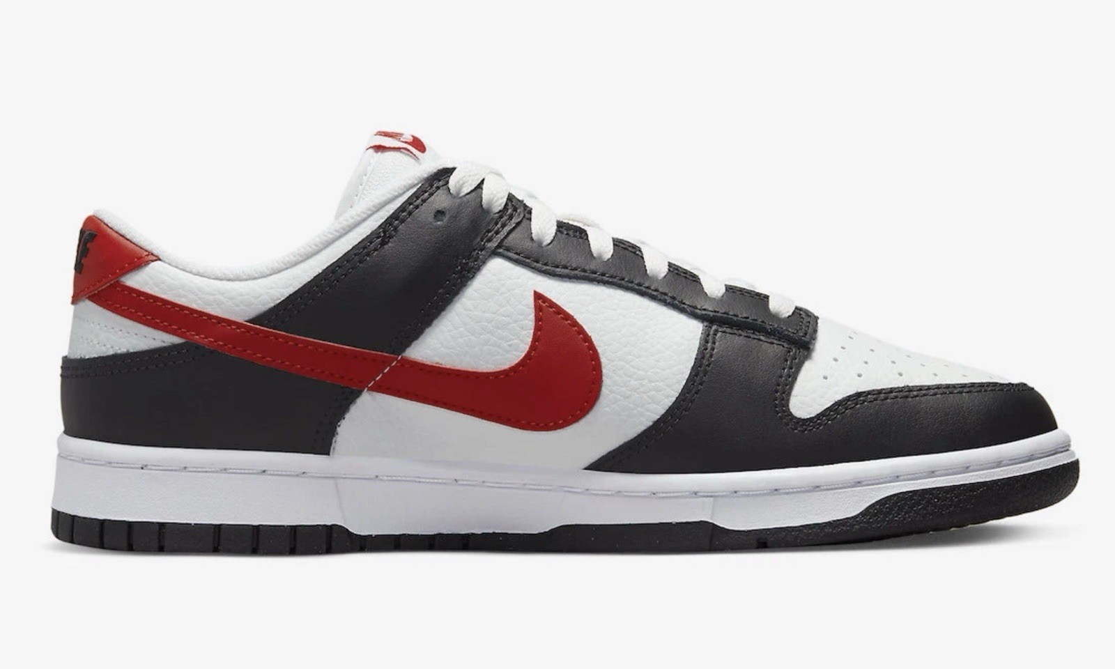 Nike Dunk Low Retro Red Swoosh Panda FB3354-001 Brand New