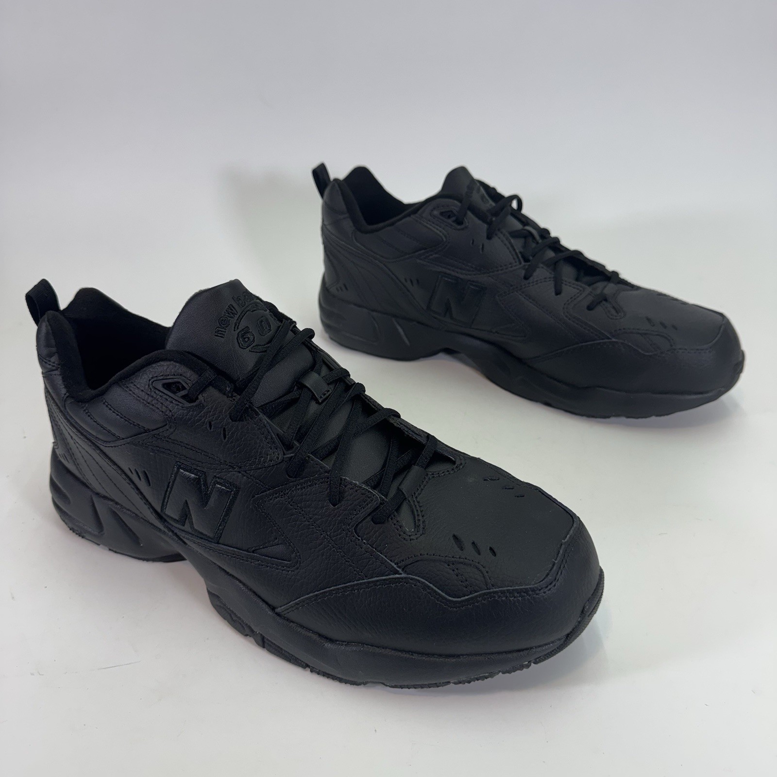 New Balance Mens Shoes 608 Black Slip Resistant Sneakers MX608ABSize 16 4E