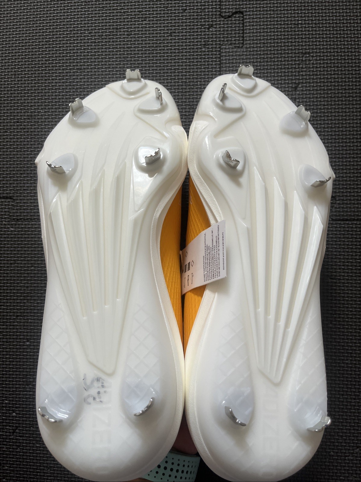 Adidas Electric BS Metal Baseball Cleats Yellow Men’s Size 11.5 ID0947