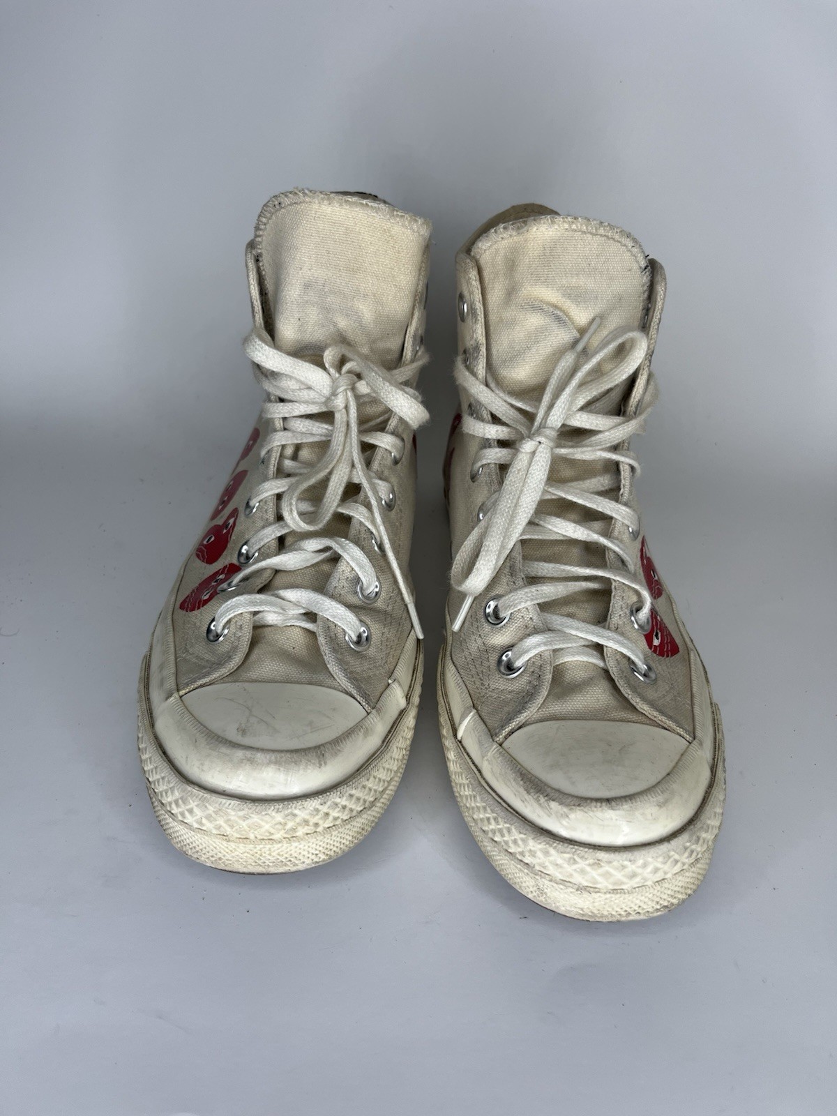 Converse Comme des Garçons Play x Chuck 70 Top High Multi Heart Men Size 40 US 7