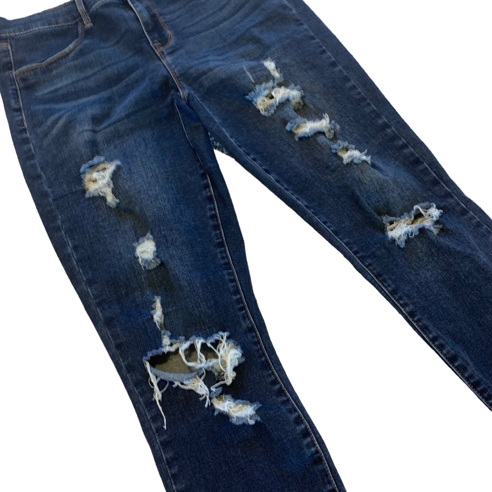 Pacsun Jeans Womens Size 28 Ankle High Rise Distressed Raw Hem Jeggings