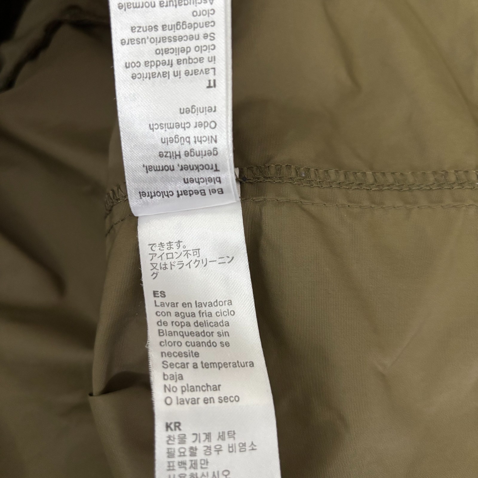 Alpha Industries Anorak Jacket Men’s Large Green Pullover Hooded Windbreaker
