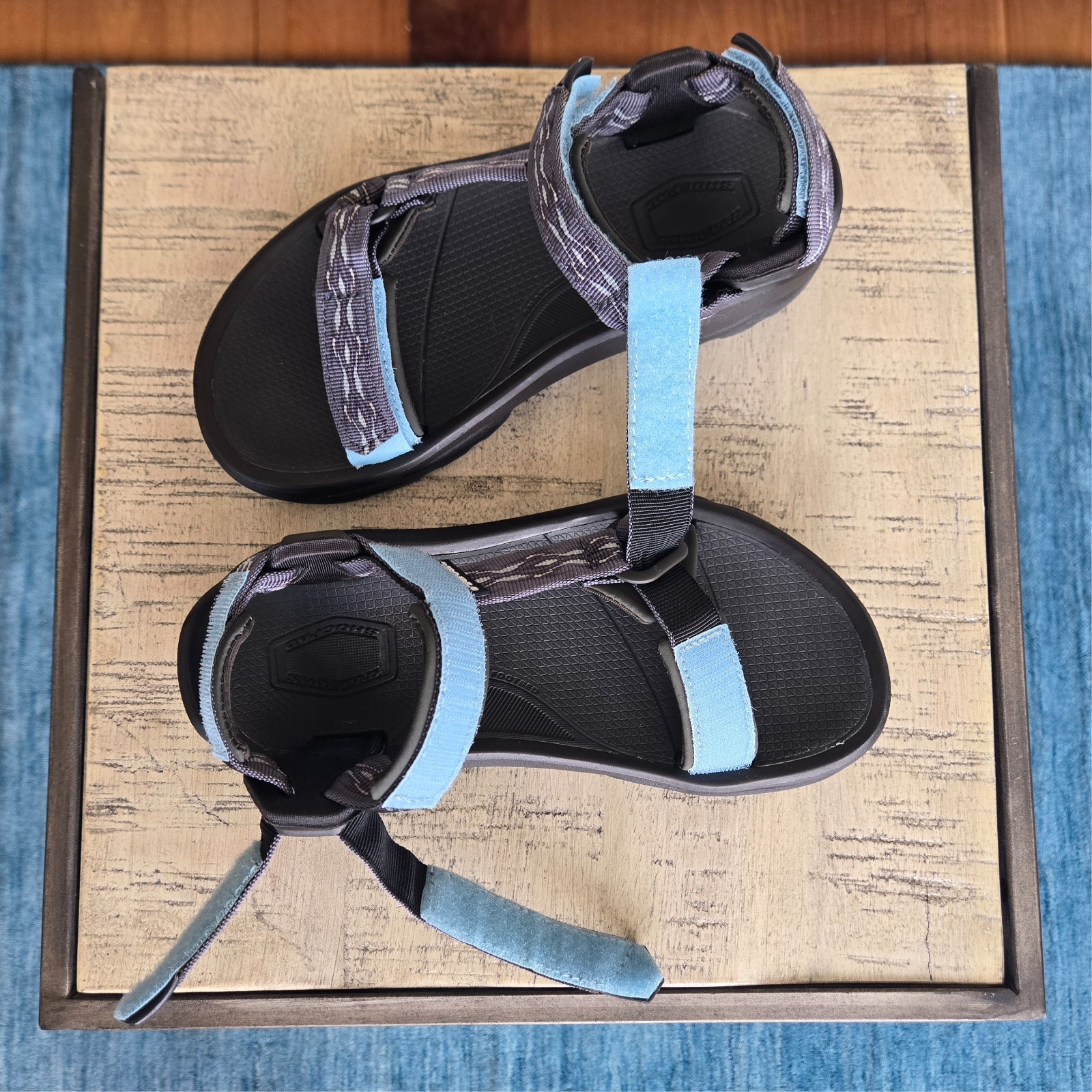 Teva Terra Fi Womens Hiking Sandals US 6.5 / EU 37.5 Blue Excellent Condition