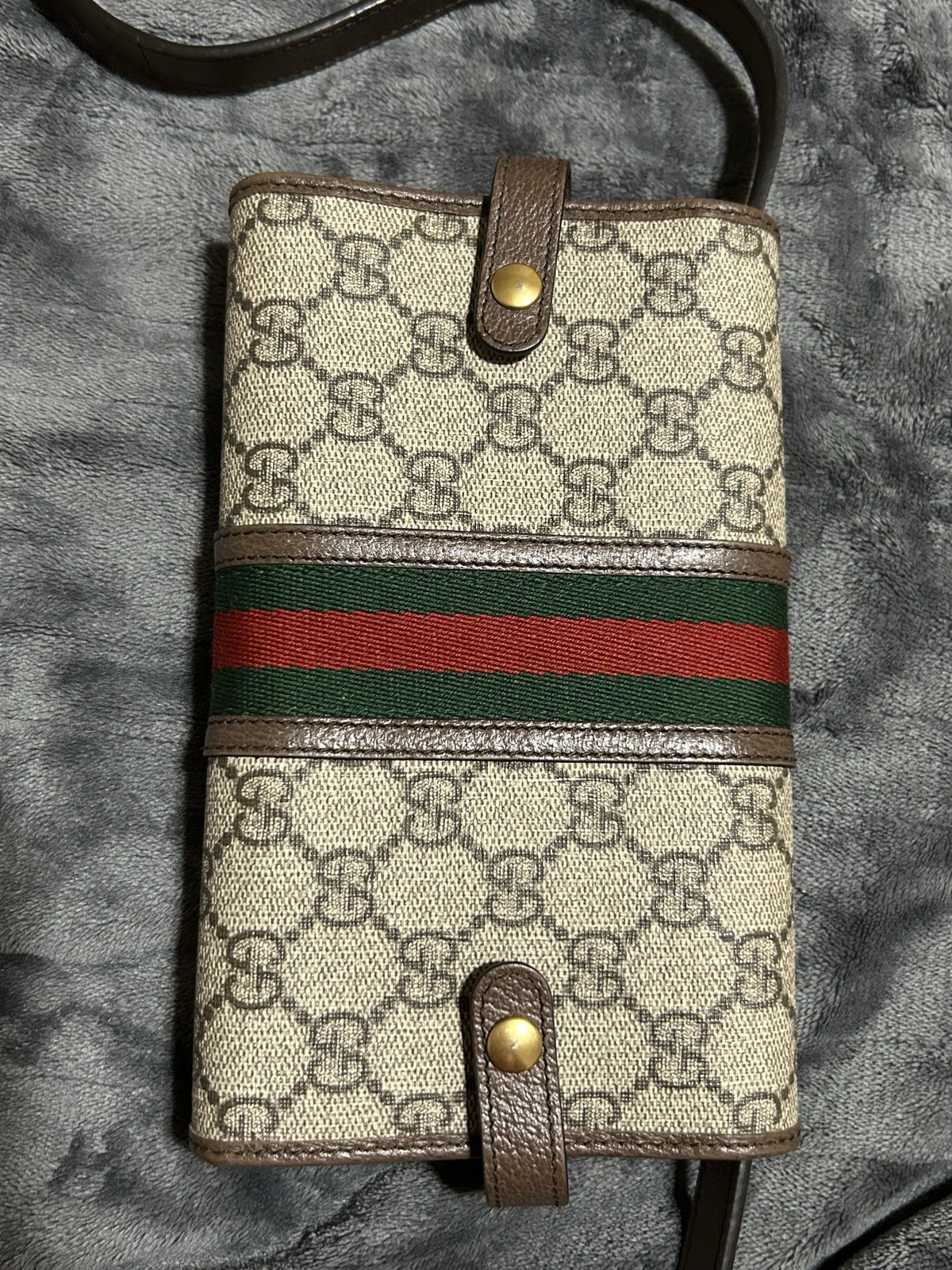 Authentic Gucci Ophidia Crossbody GG Wallet On Chain Shoulder Bag