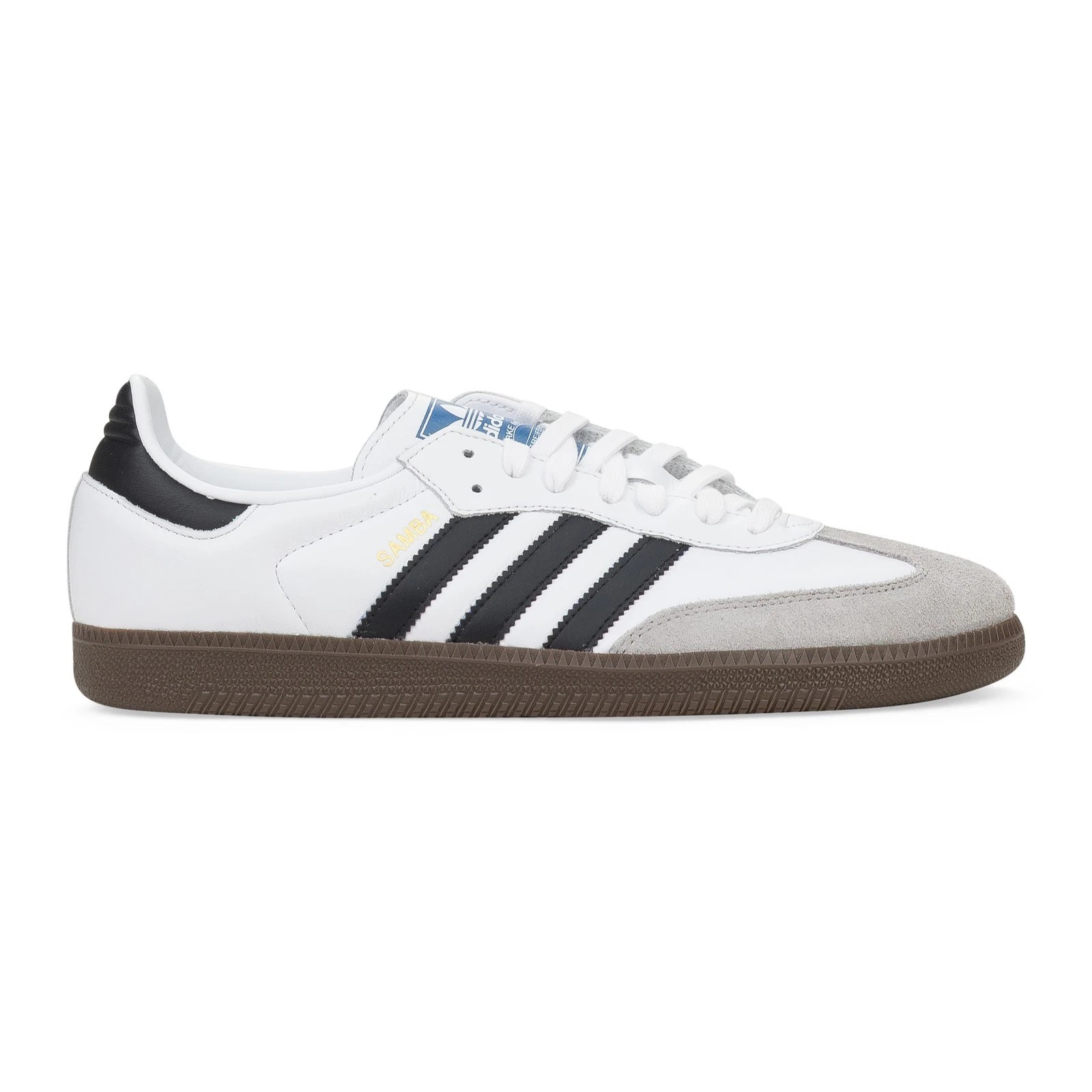 ADIDAS Women’s WHITE/BLACK/GRAY SAMBA OG SNEAKERS