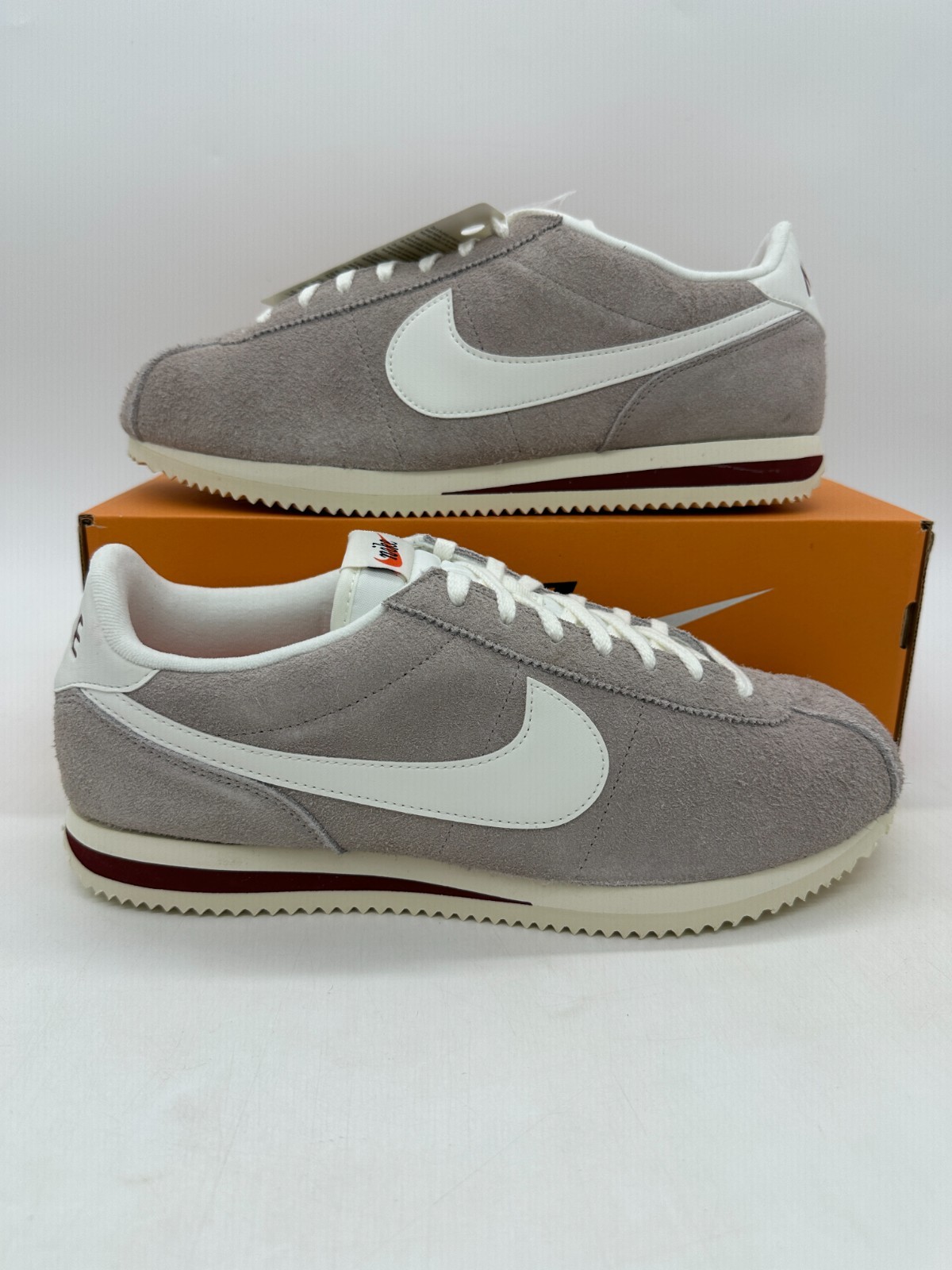 Nike Cortez men’s size 12 Grey Sail Suede Running Athletic Shoes HF3142 001