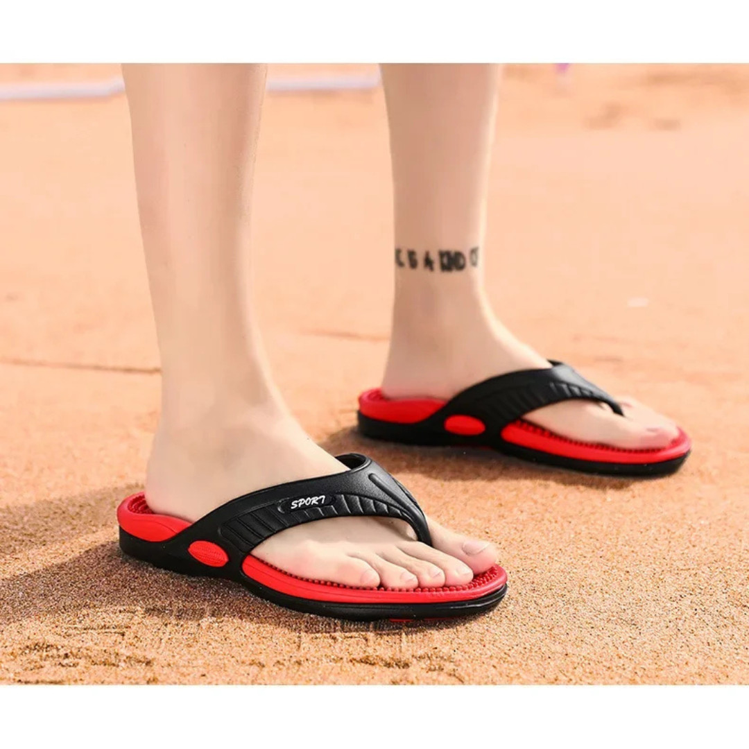 Massage Flip-flops Summer Men Slippers Beach Sandals Comfortable Men Casual Shoe