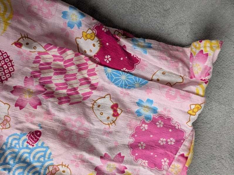 Hello Kitty Baby Romper 80cm Pink Sleeveless Yukata Jinbei Japan Exclusive Cotto