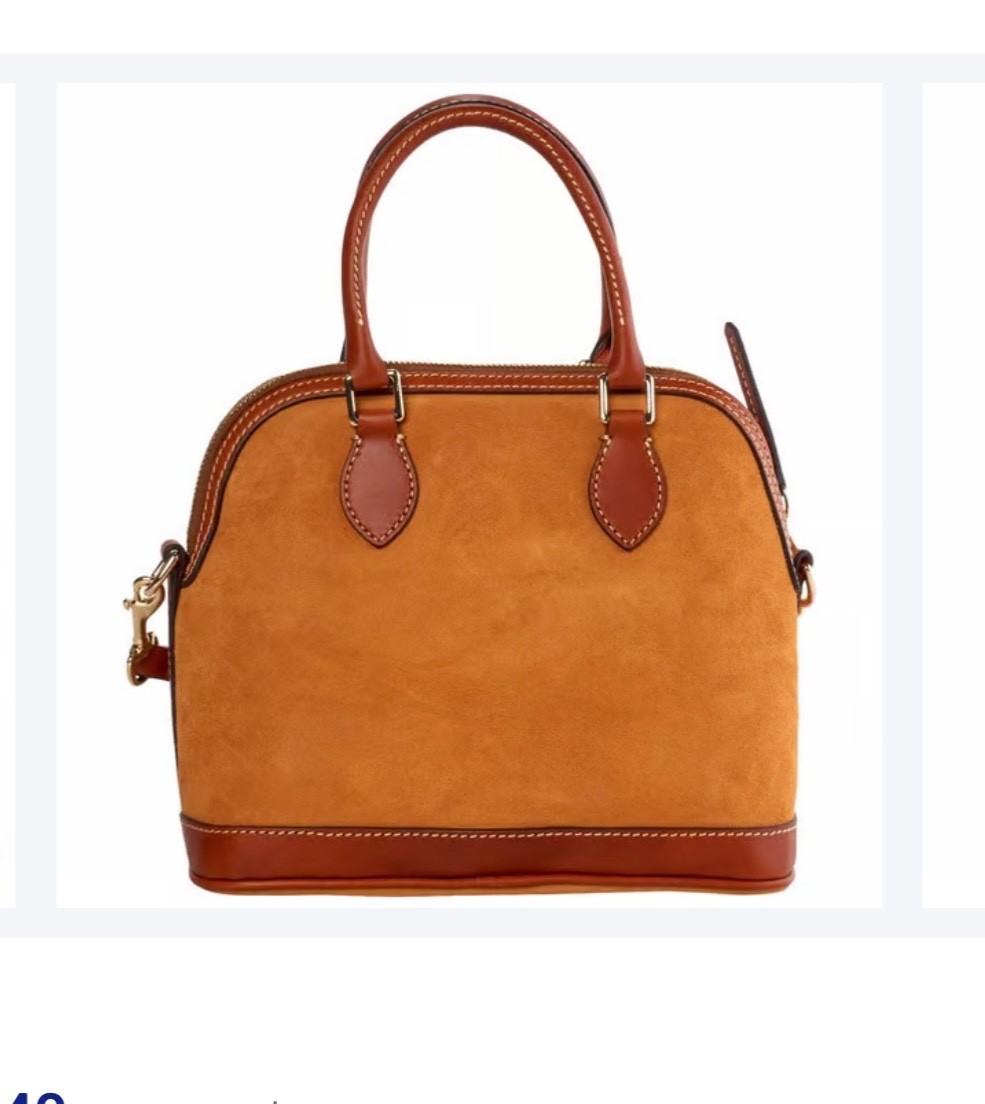 Dooney & Bourke Darcy satchel. Designer handbag. Brand New! Suede & Leather