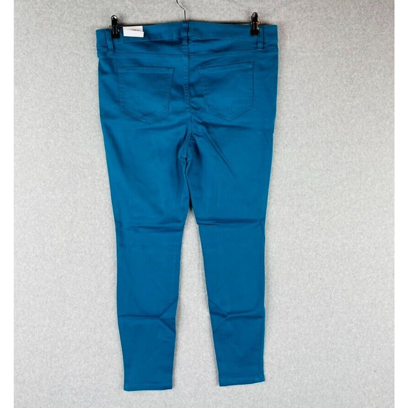 New Lane Bryant Womans Sz 24 Plus Jeans Straight Fit Sateen Skinny Blue NWT