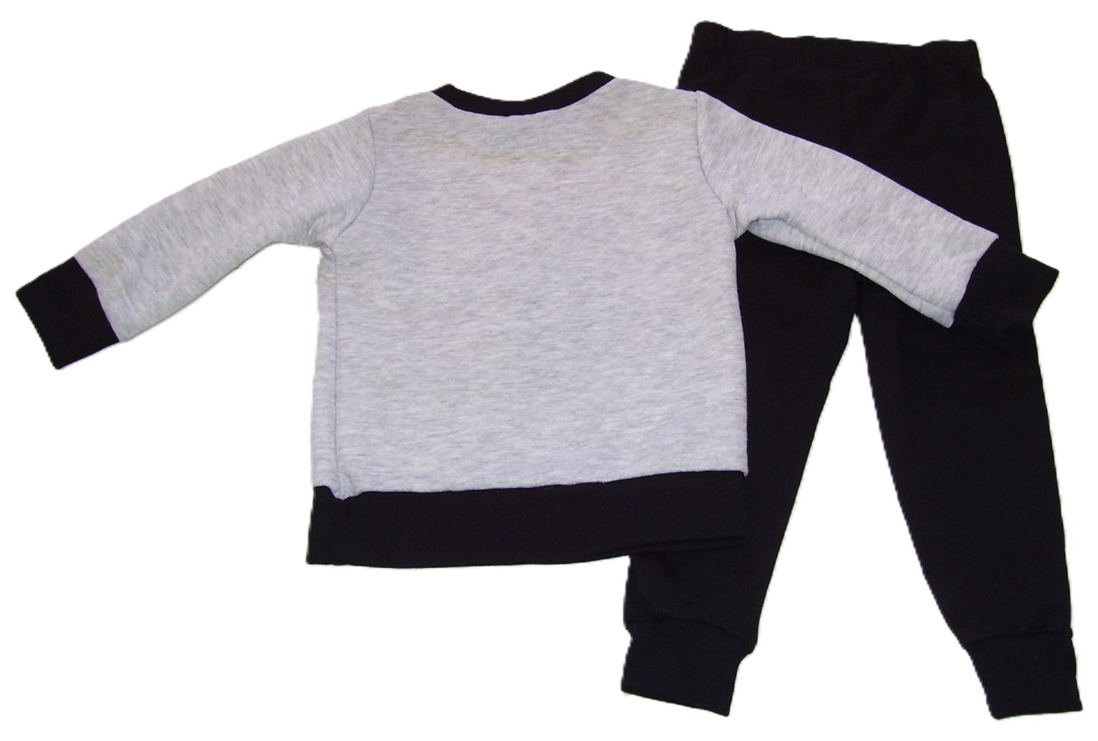 Minibean 2 Pc LS Mommy’s Little Boo Ghost Quilted Sweatshirt Joggers Outfit 2T