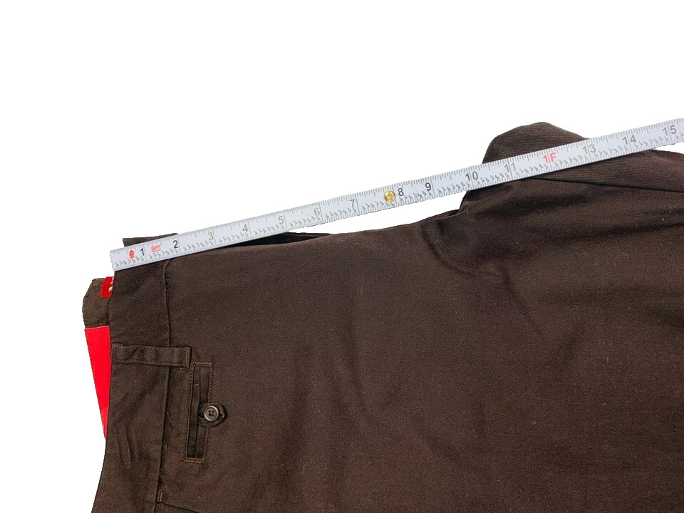 Merona Brown The Ultimate Khaki Nanotex Fabric Relaxed Size 12 Pants NWT
