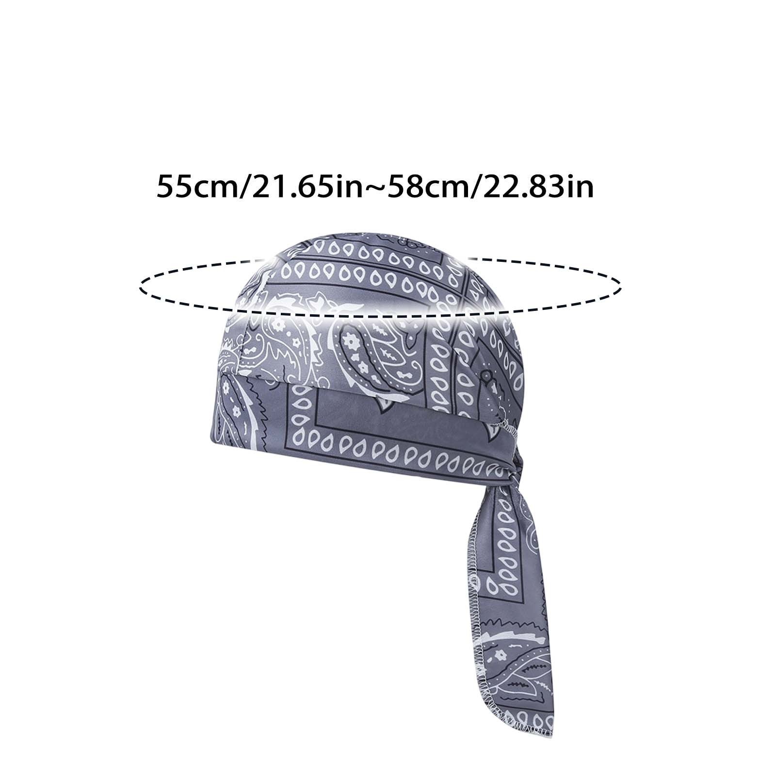 8x Elastic Motorcycle Wrap Biker Du Bandana Paisley Doo Rag Head Skull Cap Durag