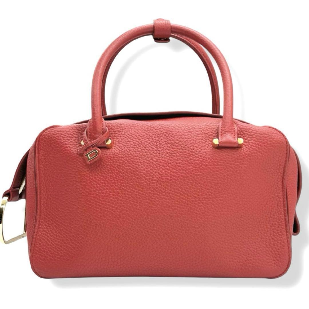 DELVAUX Bag: Cool Box MM Red W26H17.5D9cm w/o accessories;