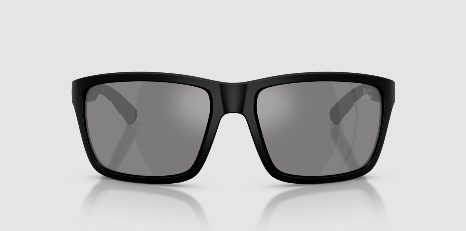 BURBERRY BE4483 34646G Matte Black Grigio Specchio Argento 60mm Men’s Sunglasses