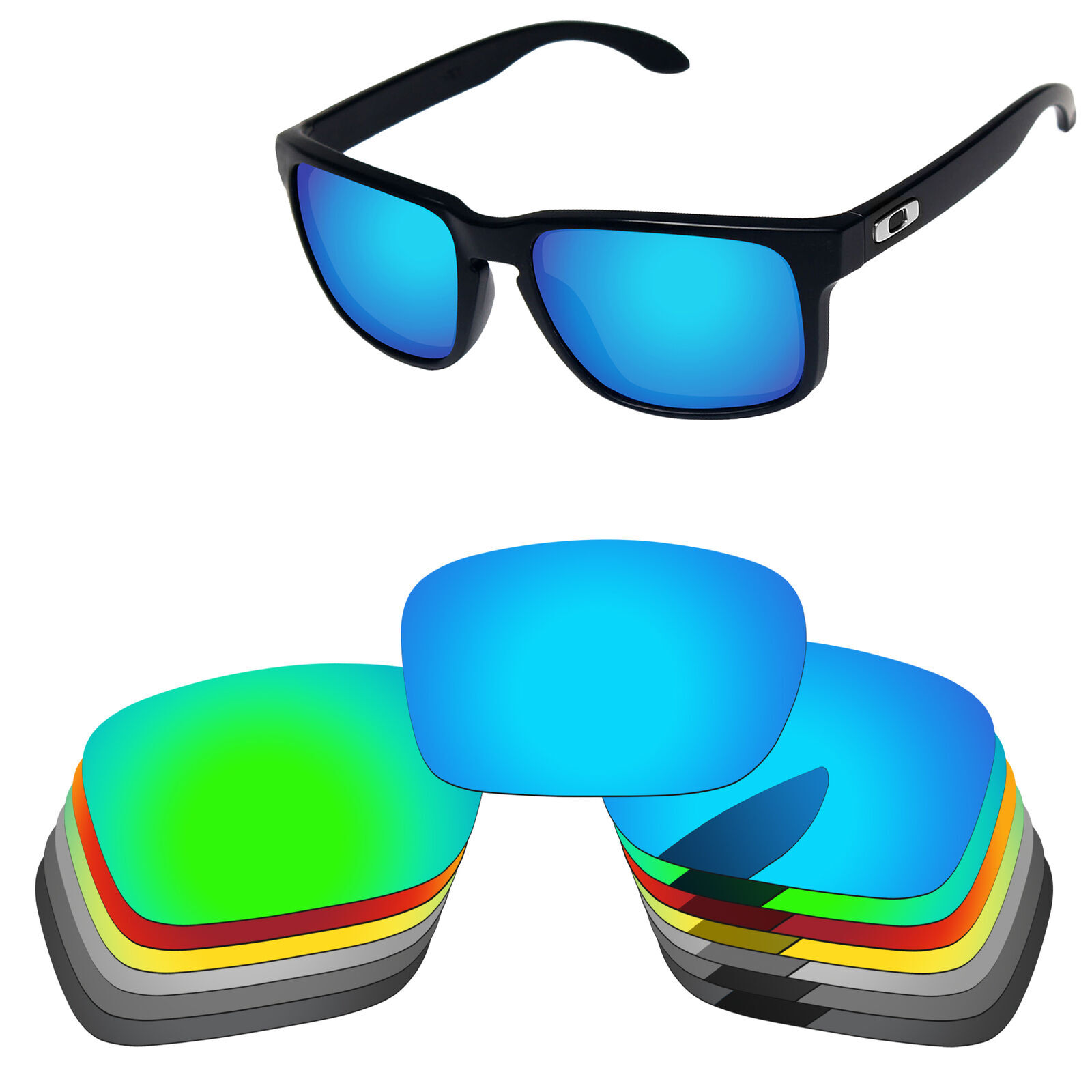 PapaViva Polarized Replacement Lenses For-Oakley Heliostat OO9231 Sunglass-opt