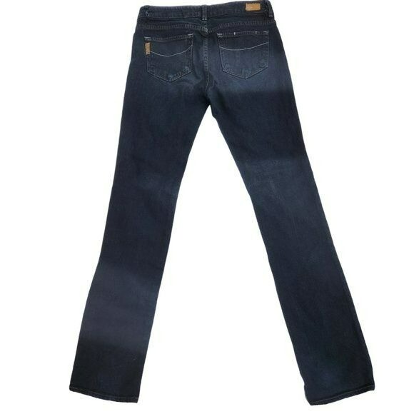 Paige Premium Denim “Blue Heights” Jeans Low Rise Straight Leg Style 0255-0001