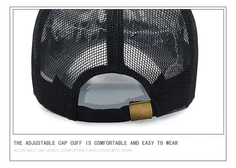 Breathable Mesh Cap Openwork Summer Sun Hat Outdoor Sports Unisex